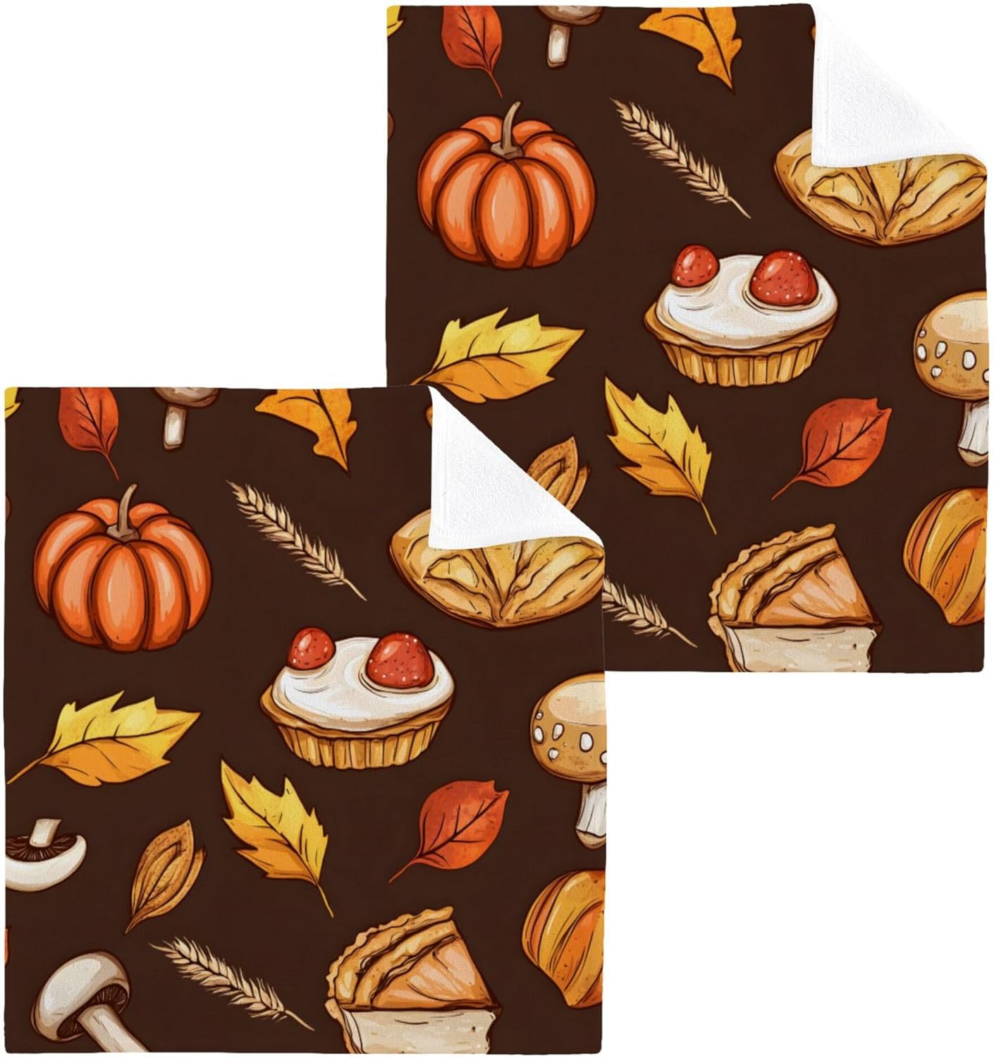 Xigua Autumn Elements Washcloth Set