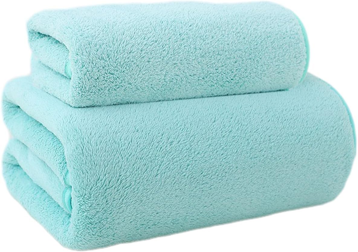 2-Piece bath towel set Easy-to-clean quick-dry soft and durable