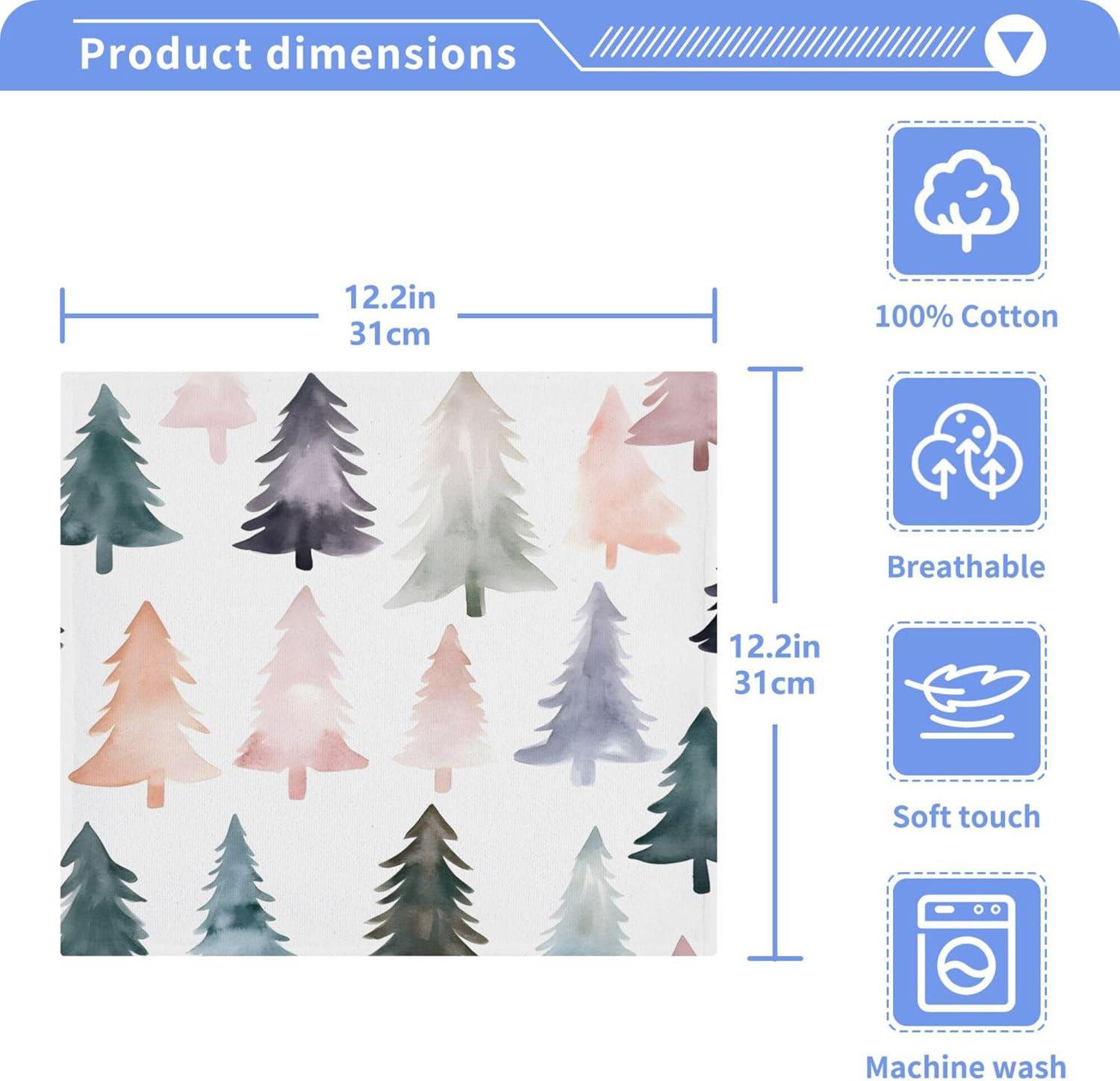Discreet Design 12x12 Washcloth Set