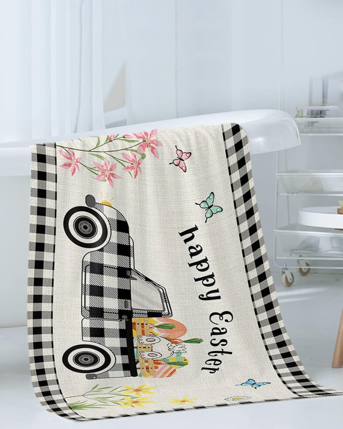 Stylish Easter Luxury Bath Towels Set