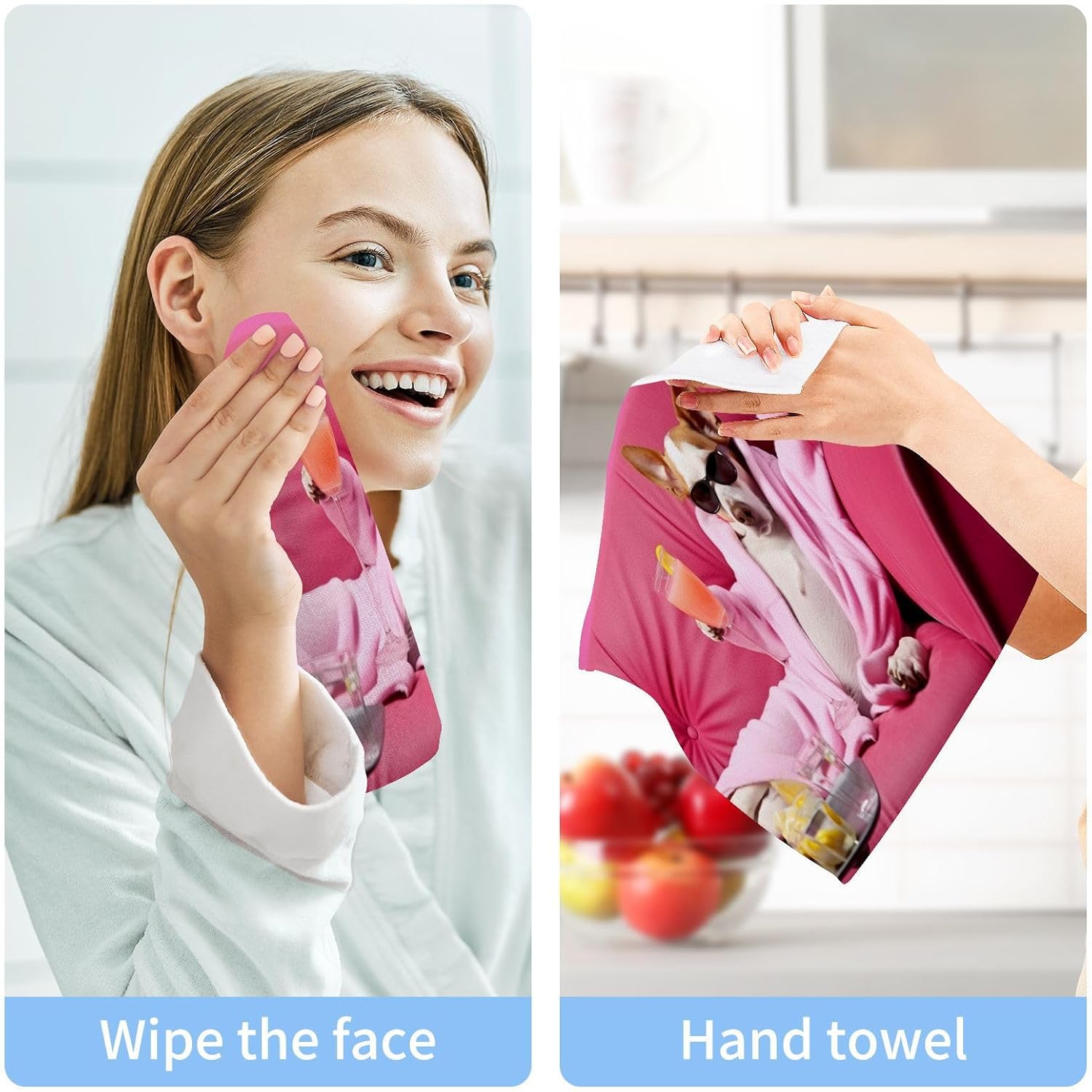 Soft Absorbent Baby Washcloths for Dogs