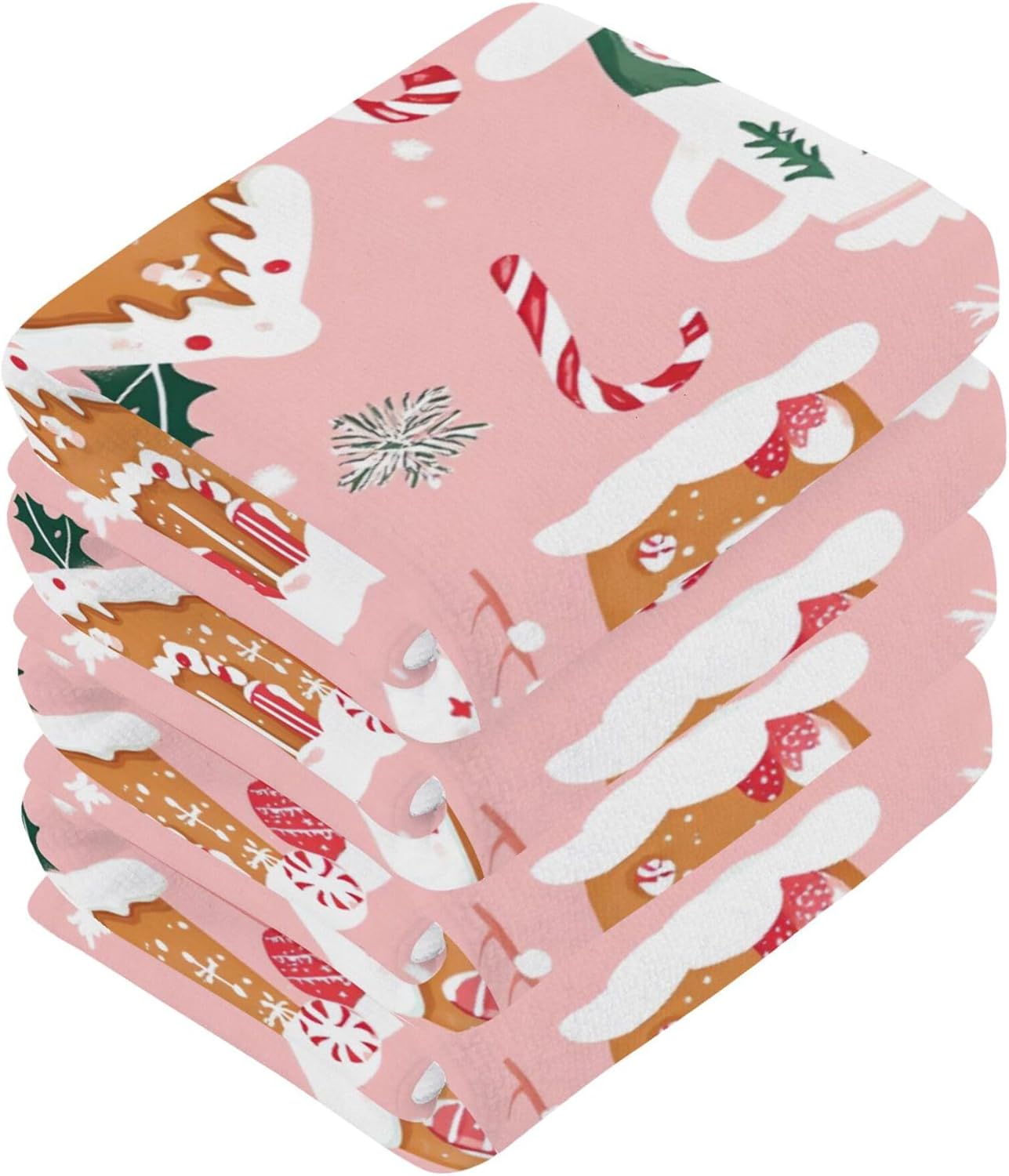 Cute Christmas Washcloths Set