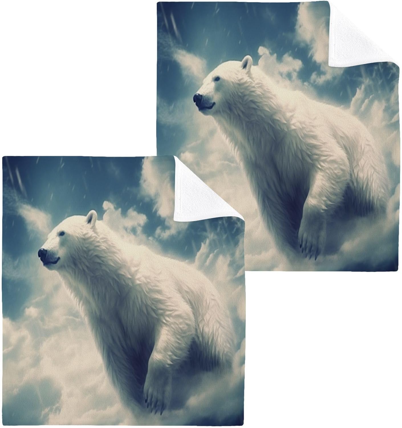 Polar Bear Premium Washcloth Set
