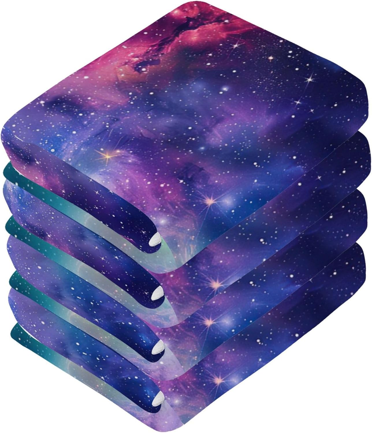 Xigua Galaxy Washcloth Set GLOW-FULL Performance Eco-Friendly and Machine Washable