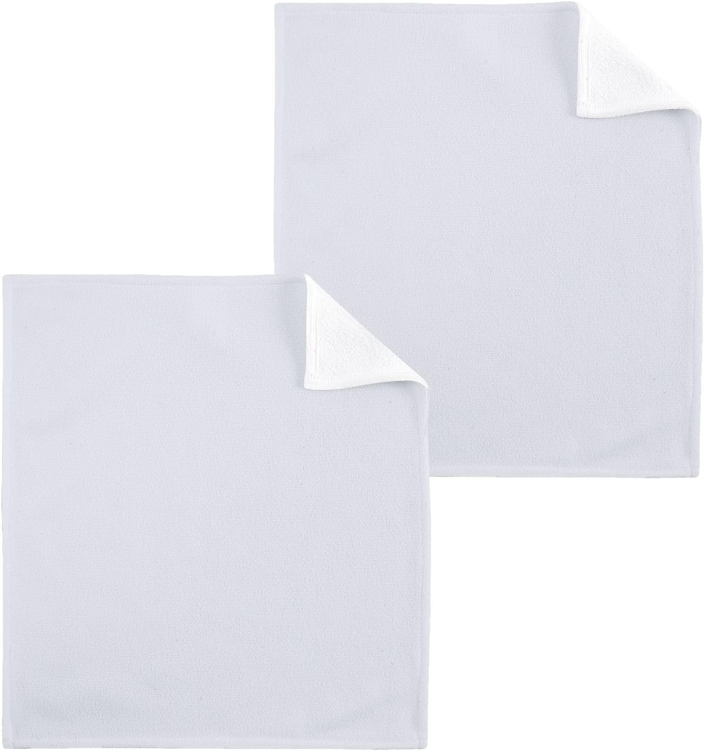Two Soft 12x12 Washcloths for Hand and Face