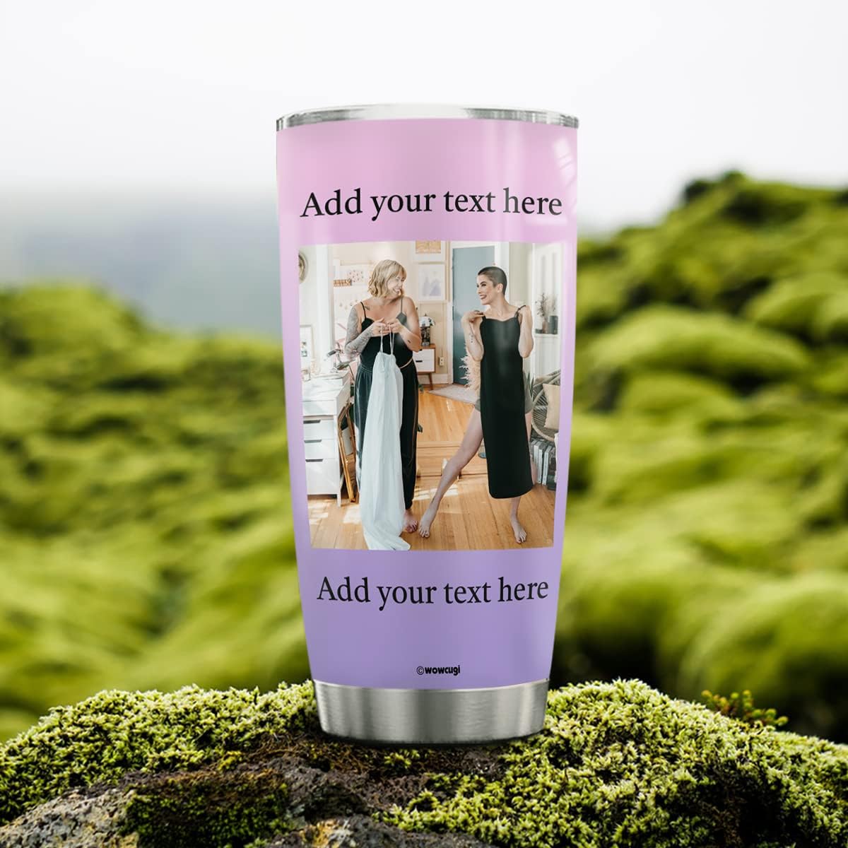 Personalized Double-Insulated Coffee Tumbler for Women