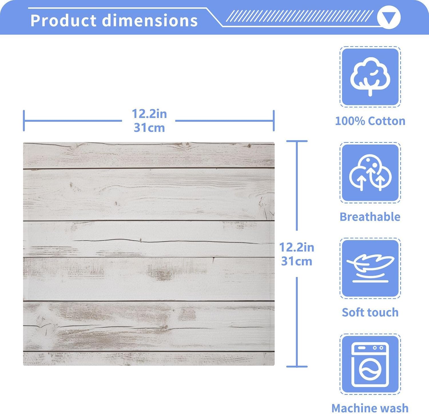 Premium 12x12 Reusable Washcloths