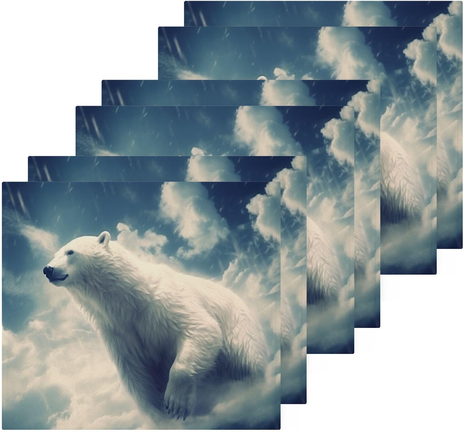 Polar Bear Premium Washcloth Set