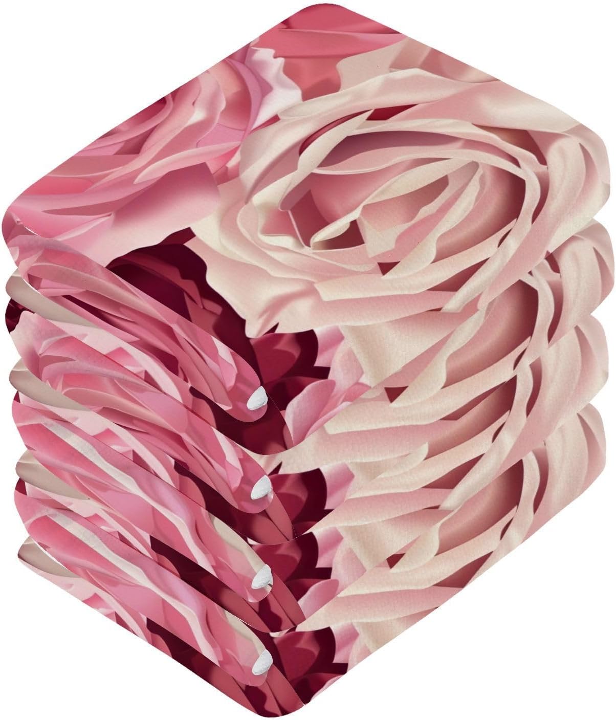 High-Quality Rose Washcloth Reusable 12x12 Towels for Baby Travel