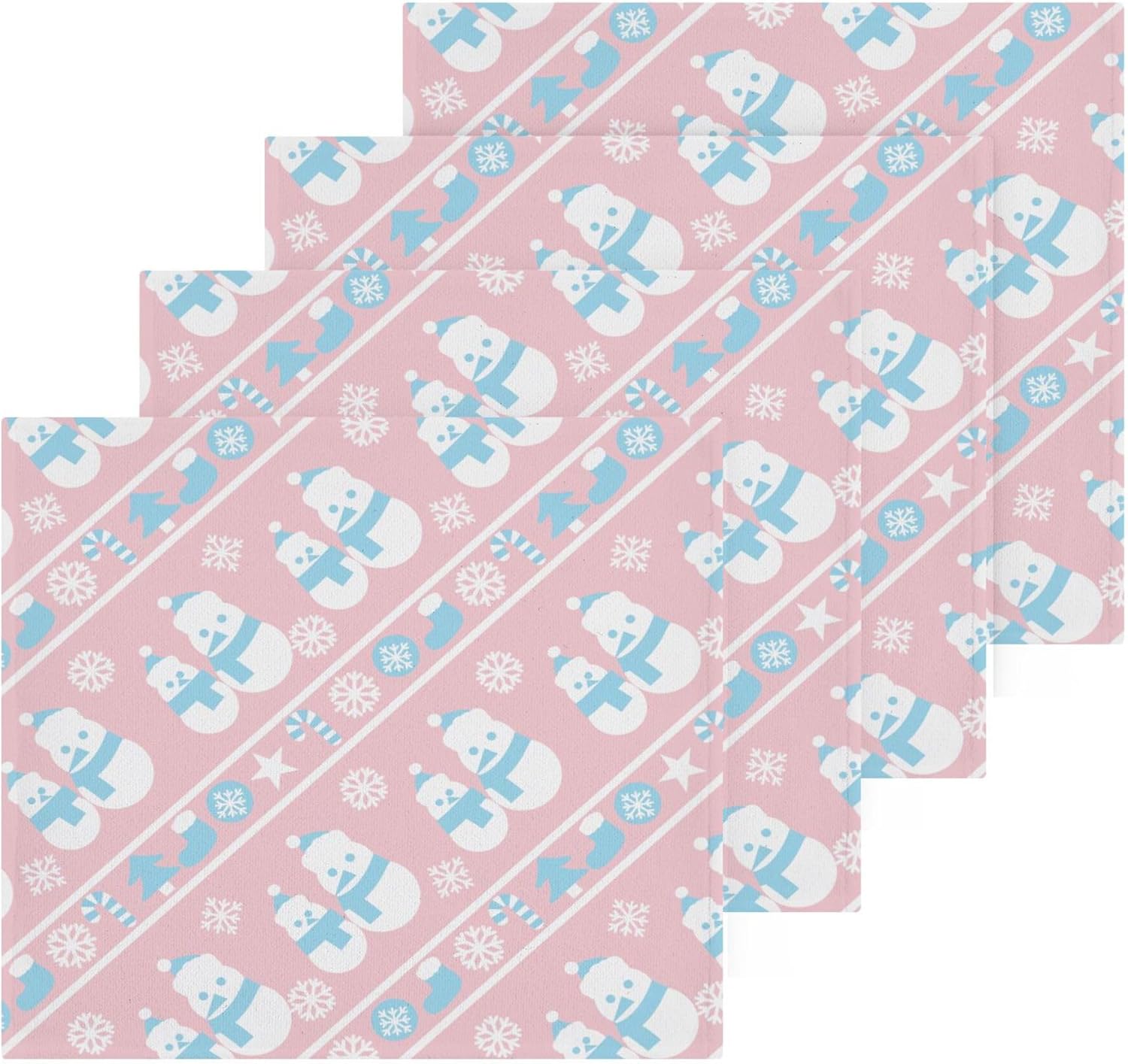 Xigua Christmas Snowman Washcloth Set