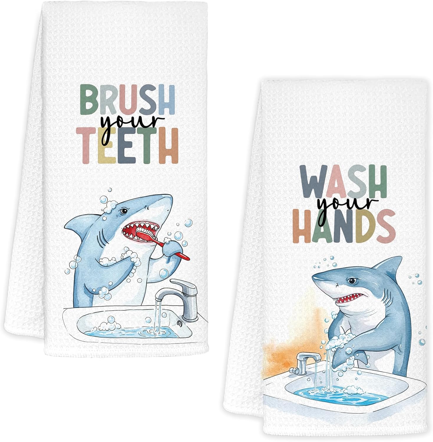 Ample Shark Bathroom Towels