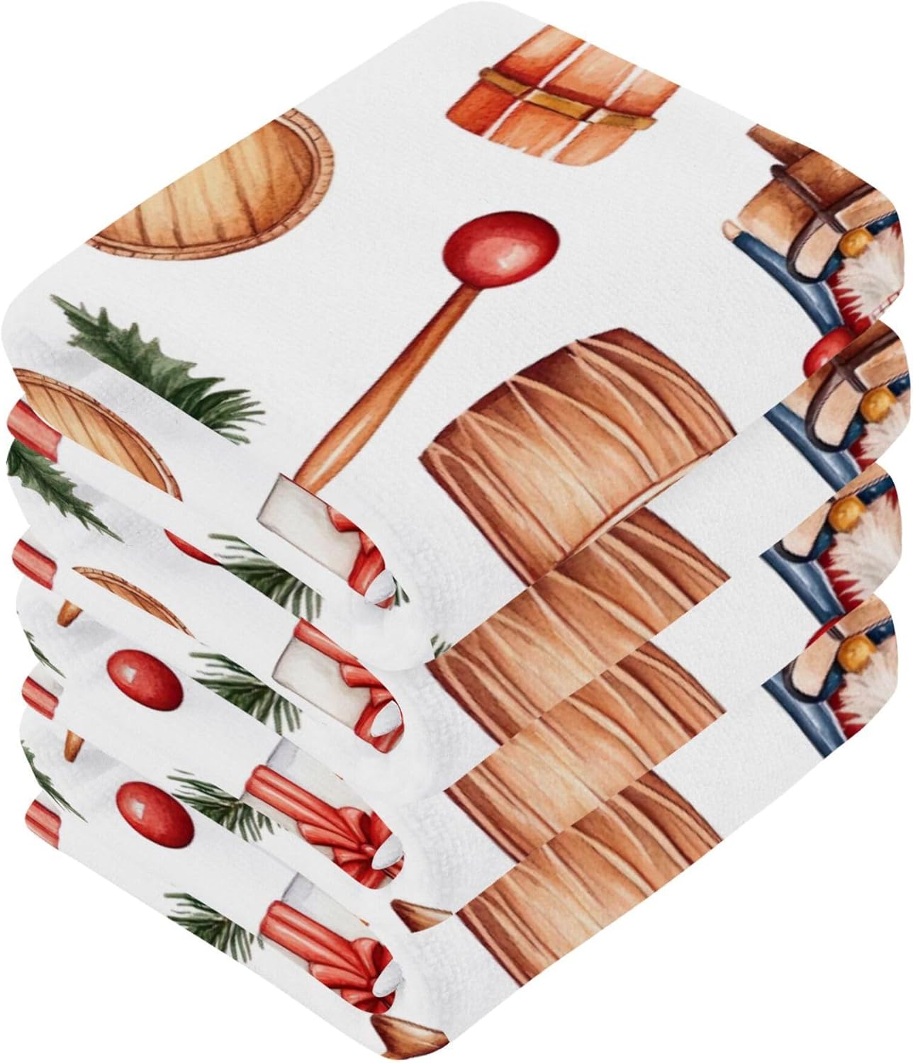 Xigua Christmas Washcloth Set