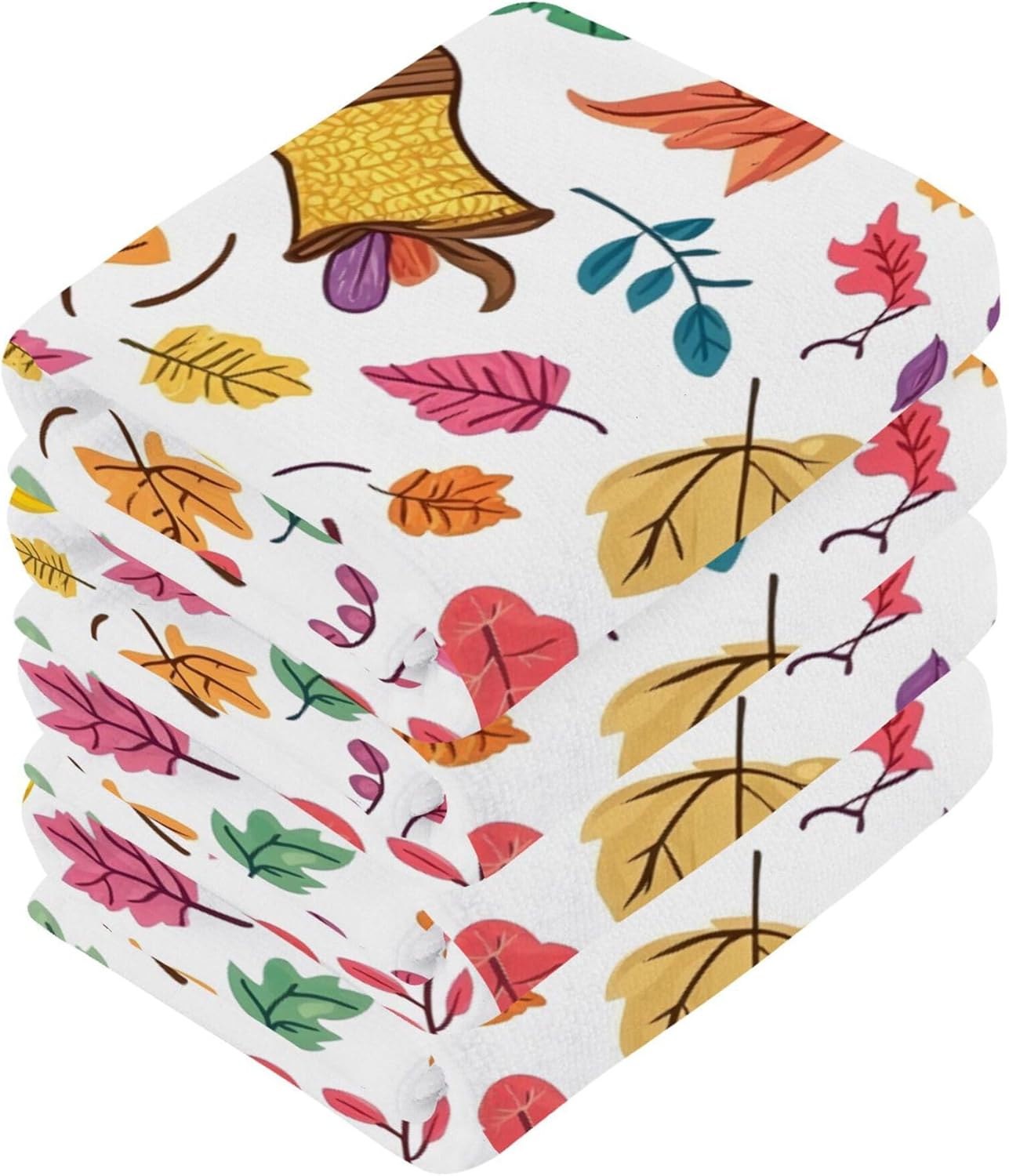 Xigua Autumn Leaves Washcloth Set Ultimate Choice