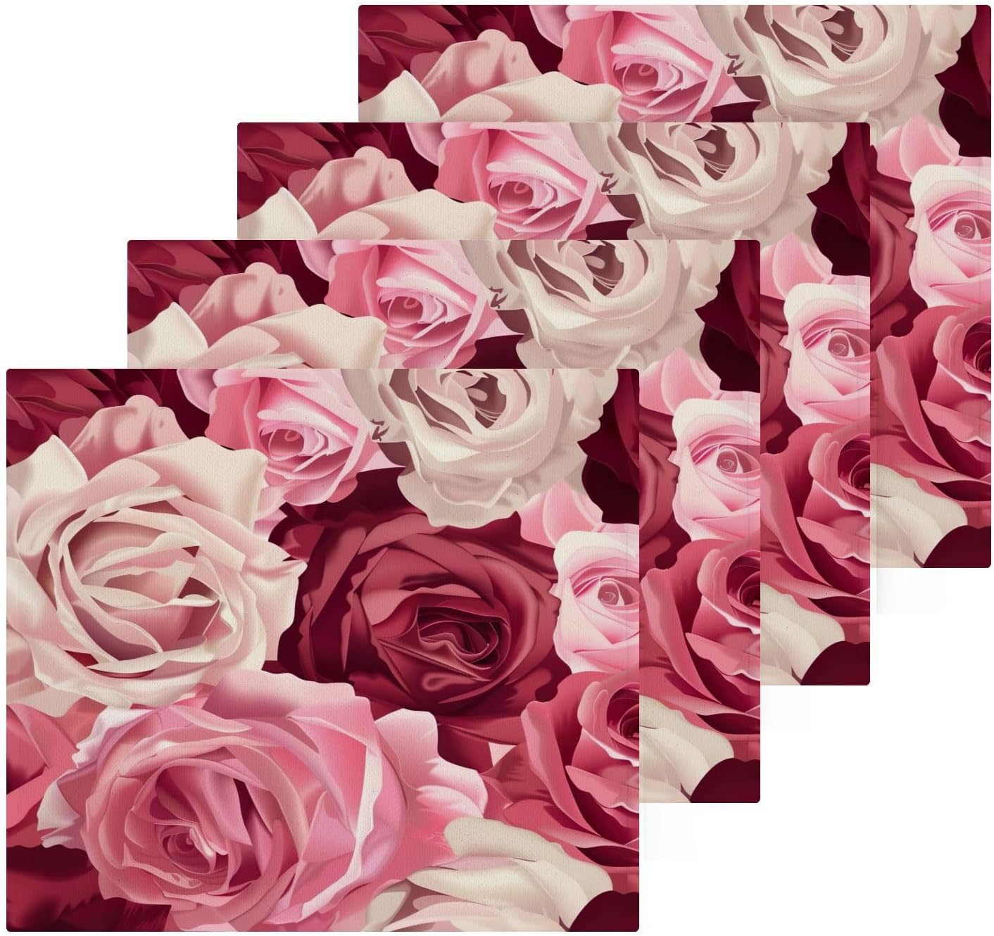 High-Quality Rose Washcloth Reusable 12x12 Towels for Baby Travel