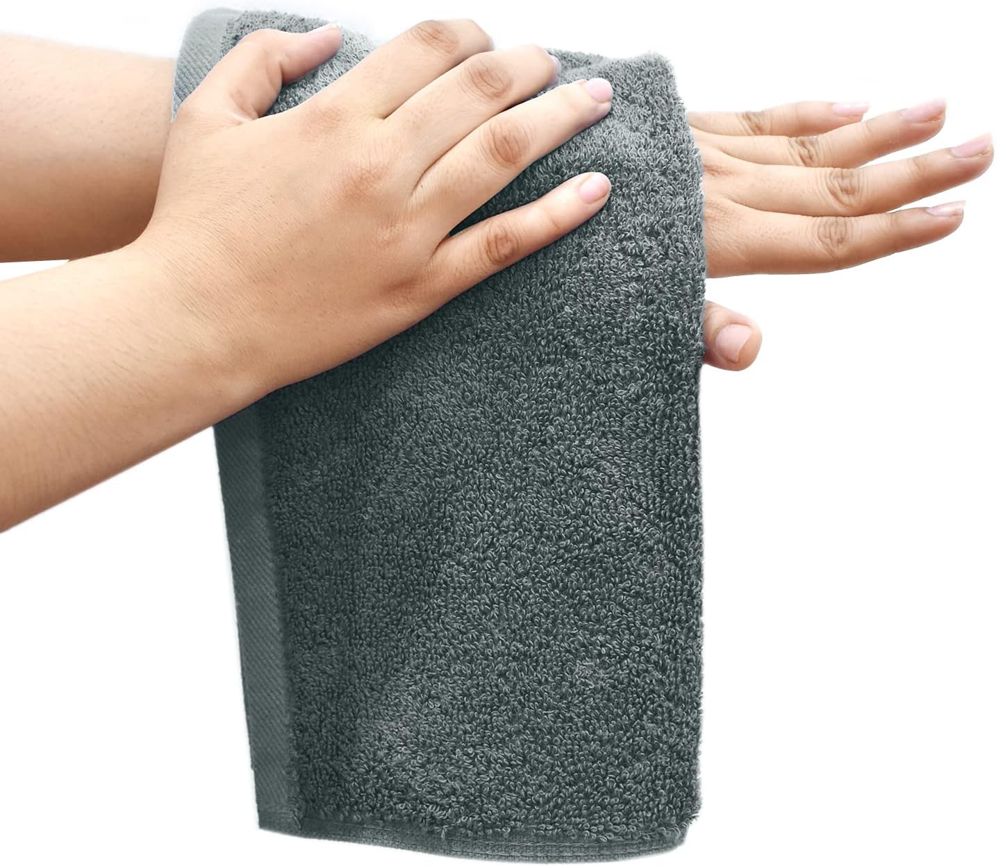 DAN RIVER Premium 100 Cotton Face Wash Cloths 12 Pack
