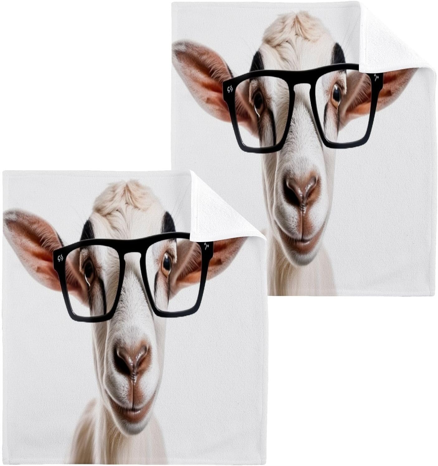 Goat Washcloth 2-Pack