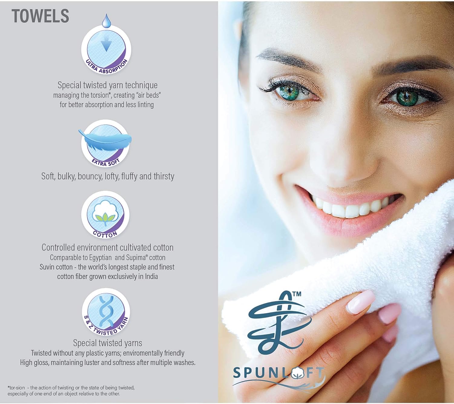 Modern Threads - Luxurious 18-Piece Cotton Towel Set - bath hand and washcloths