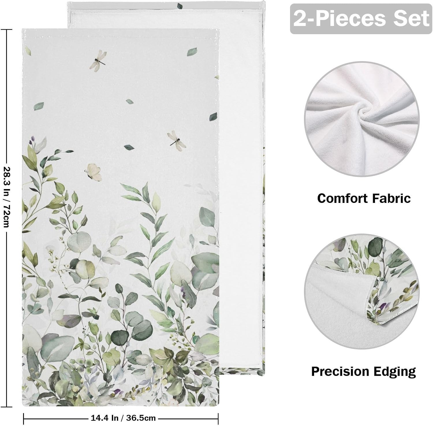 Sumneesha Sage Green Bathroom Towels