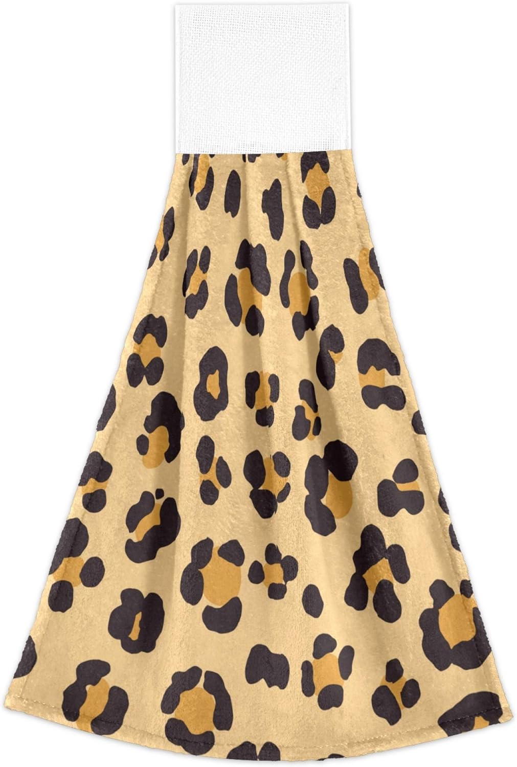 Stylish Leopard Skin Hand Towels for Bathroom Home Fast Drying Durable