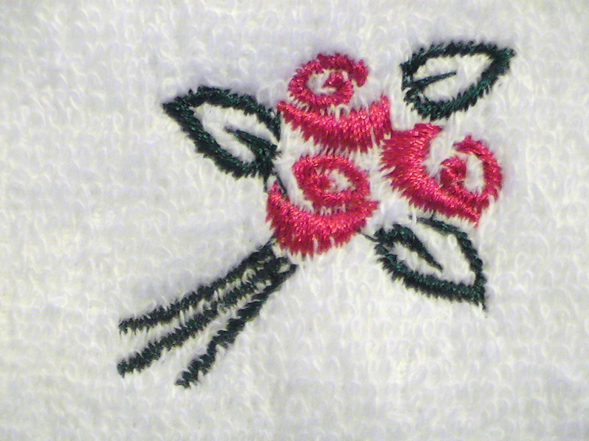Self Suffie Elongated Washcloth with Custom Embroidery