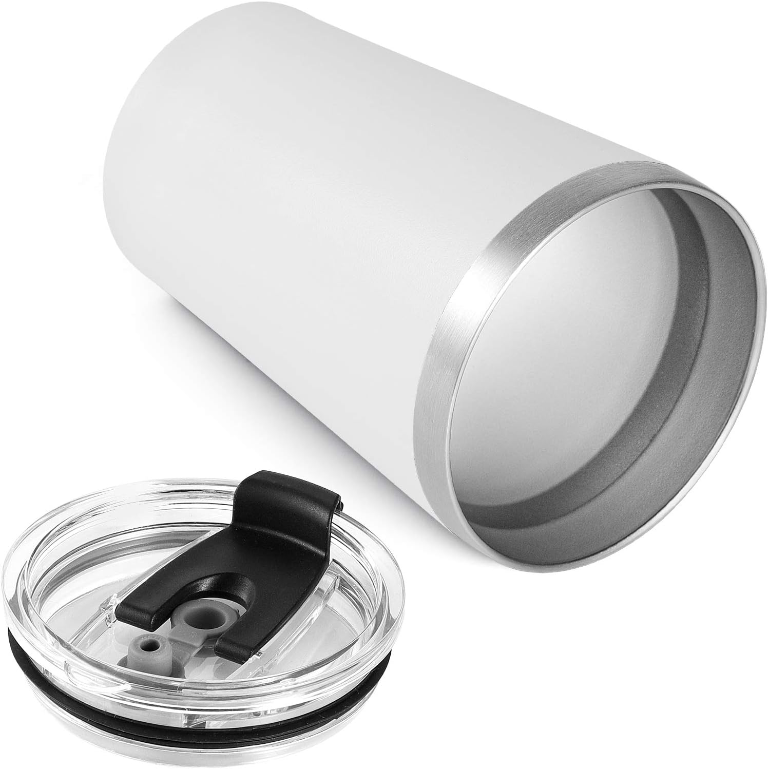 Sturdy 12 oz Tumbler with Lid Straw for Travel
