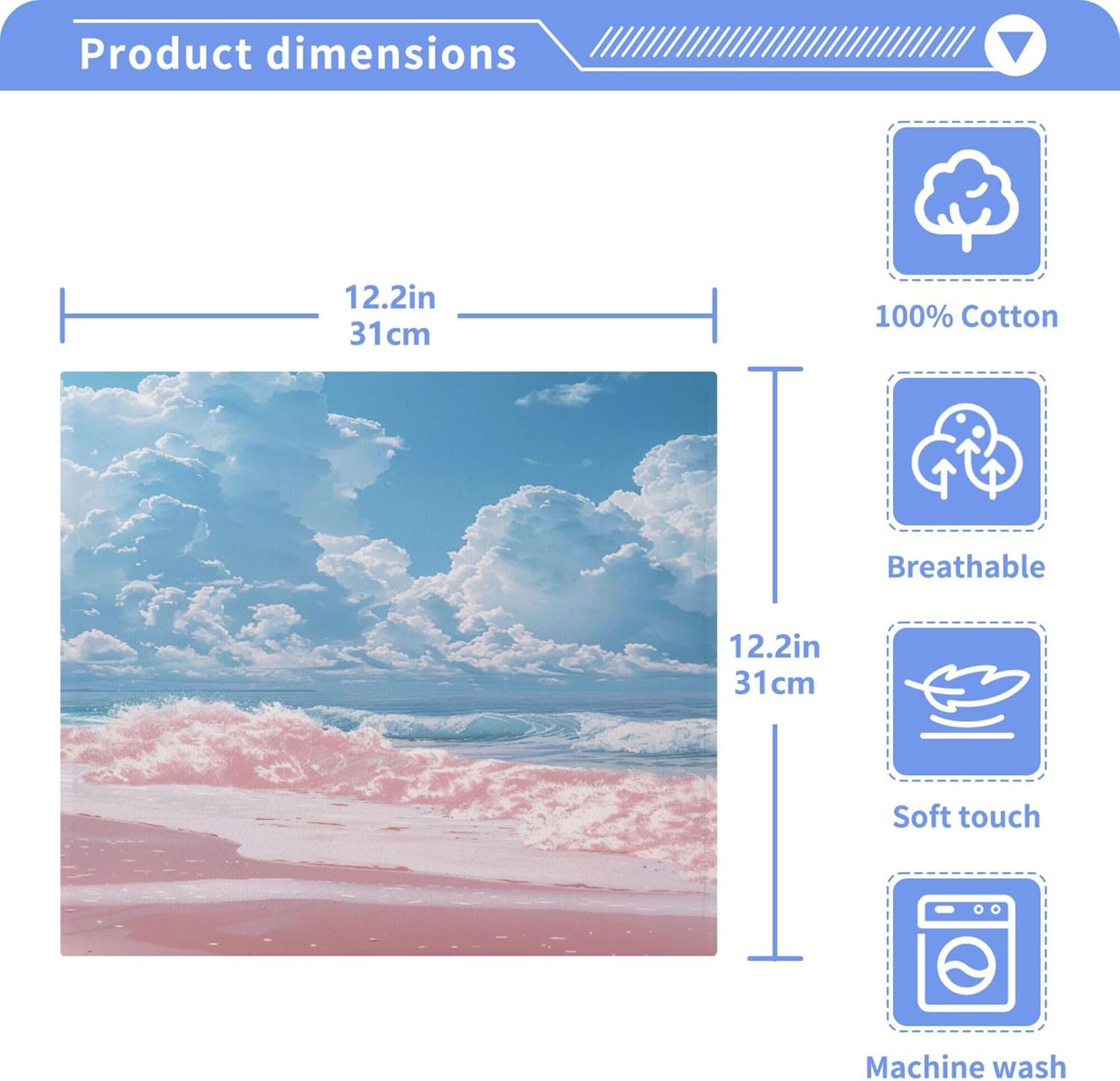 xigua Beaches Washcloth Set