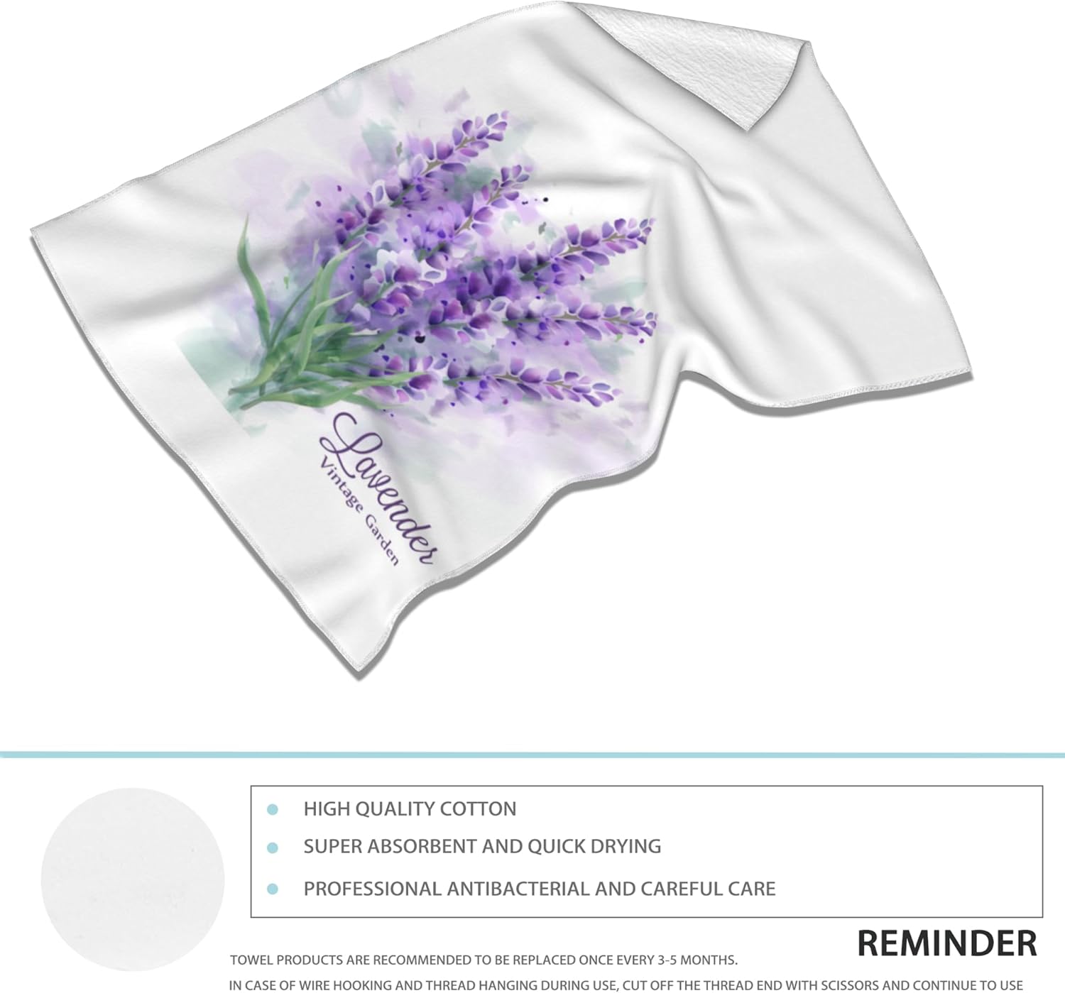 2-Pack Decorative Microfiber Hand Towels