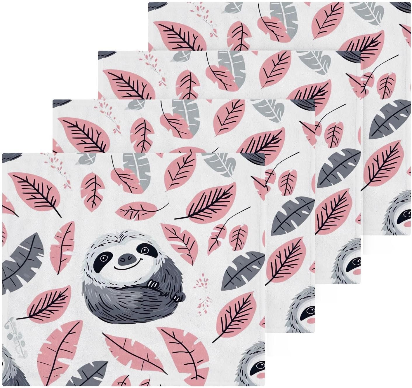 Yetatasbin Sloth Washcloths 2-Pack