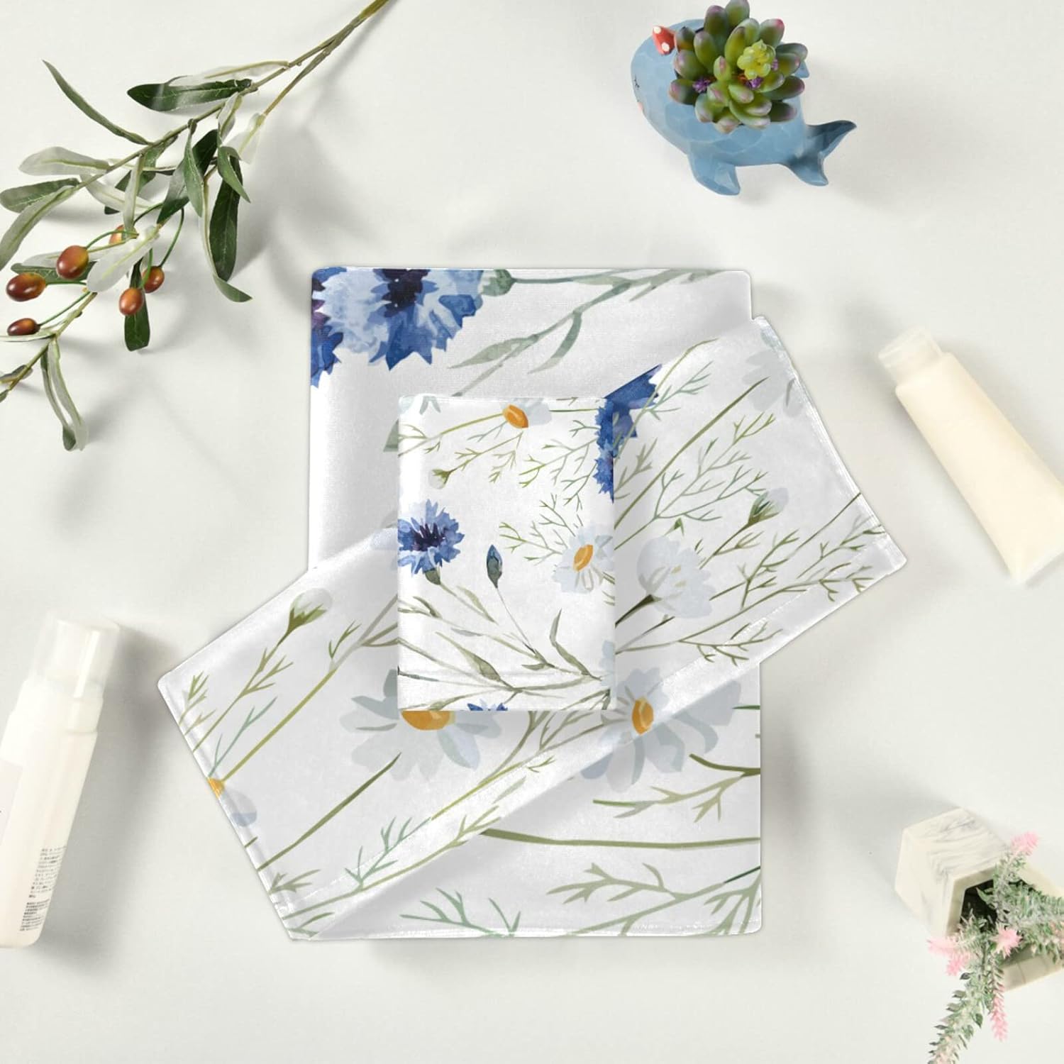 Fancy Bathroom Towels for Dual-Purpose Use