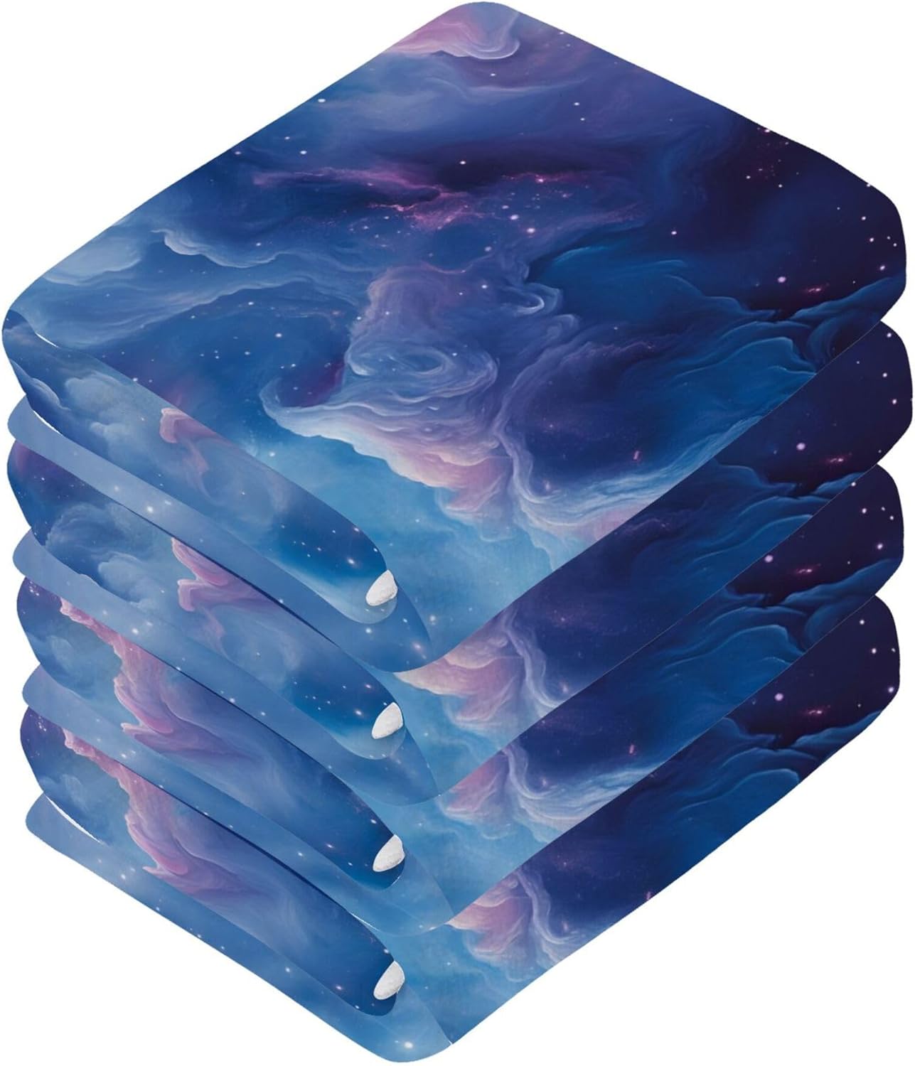 Vibrant Nebulae Washcloth Set