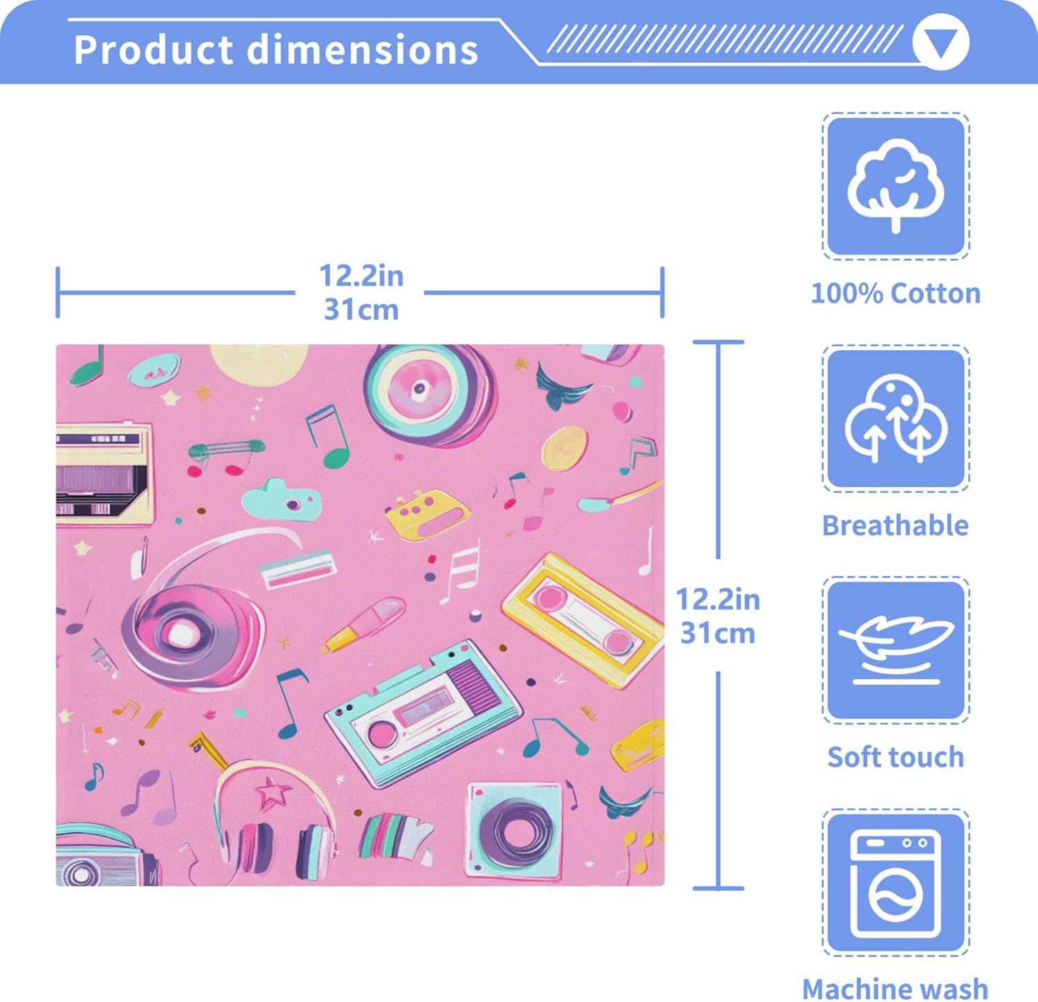 Sturdy and Soft Washcloth Set for Home Travel