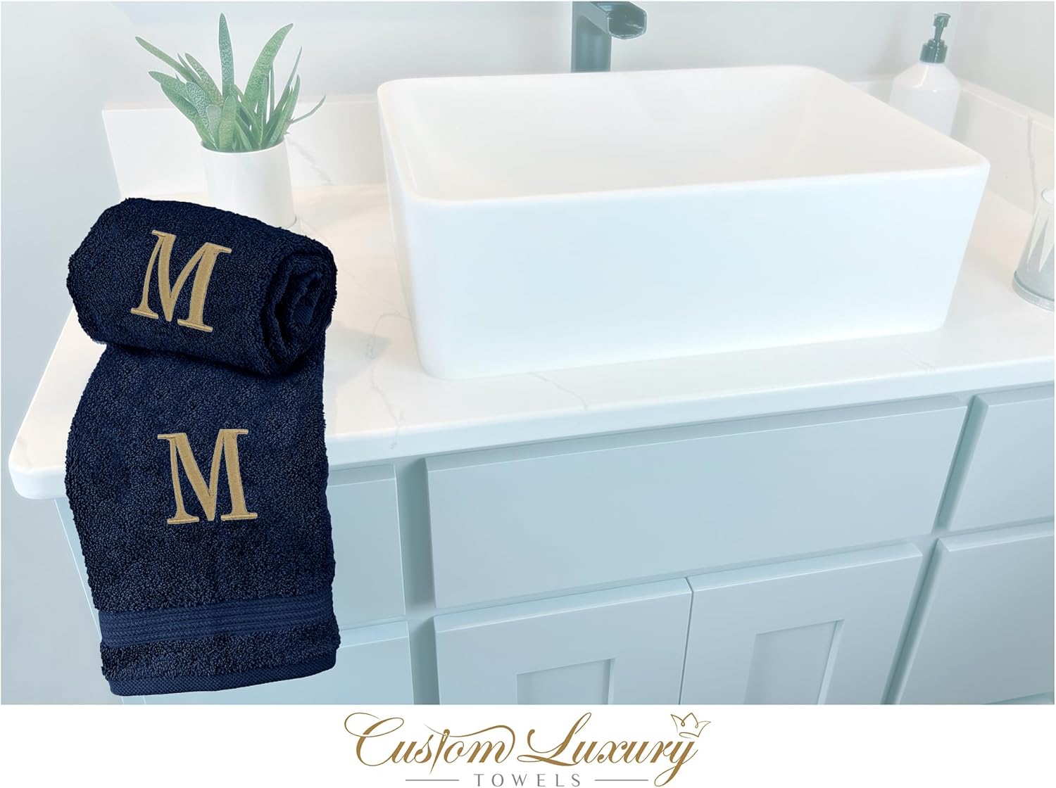 Monogrammed Luxury Hand Towels