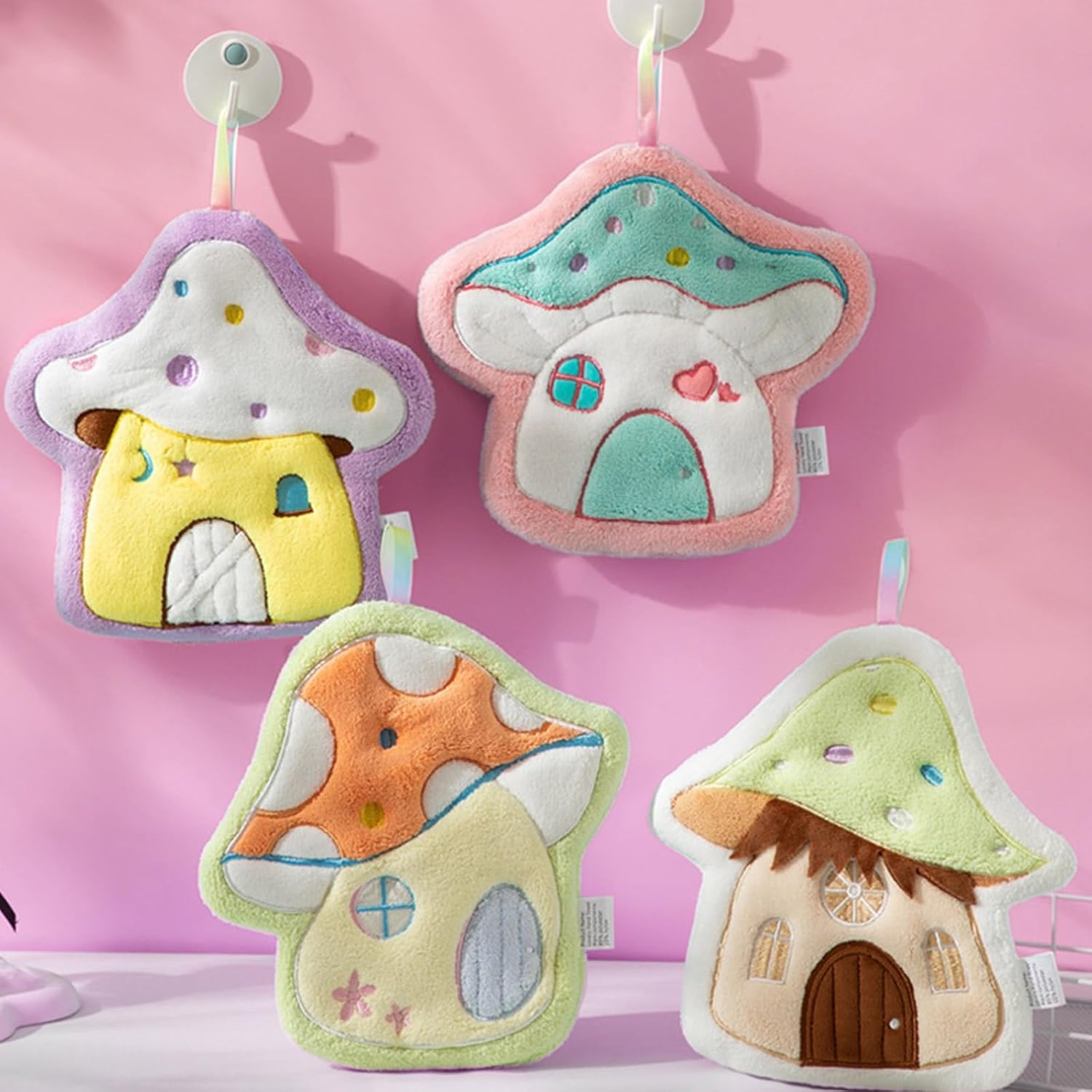 Cute Mushroom Kitchen Towel Absorbent Quick-Drying