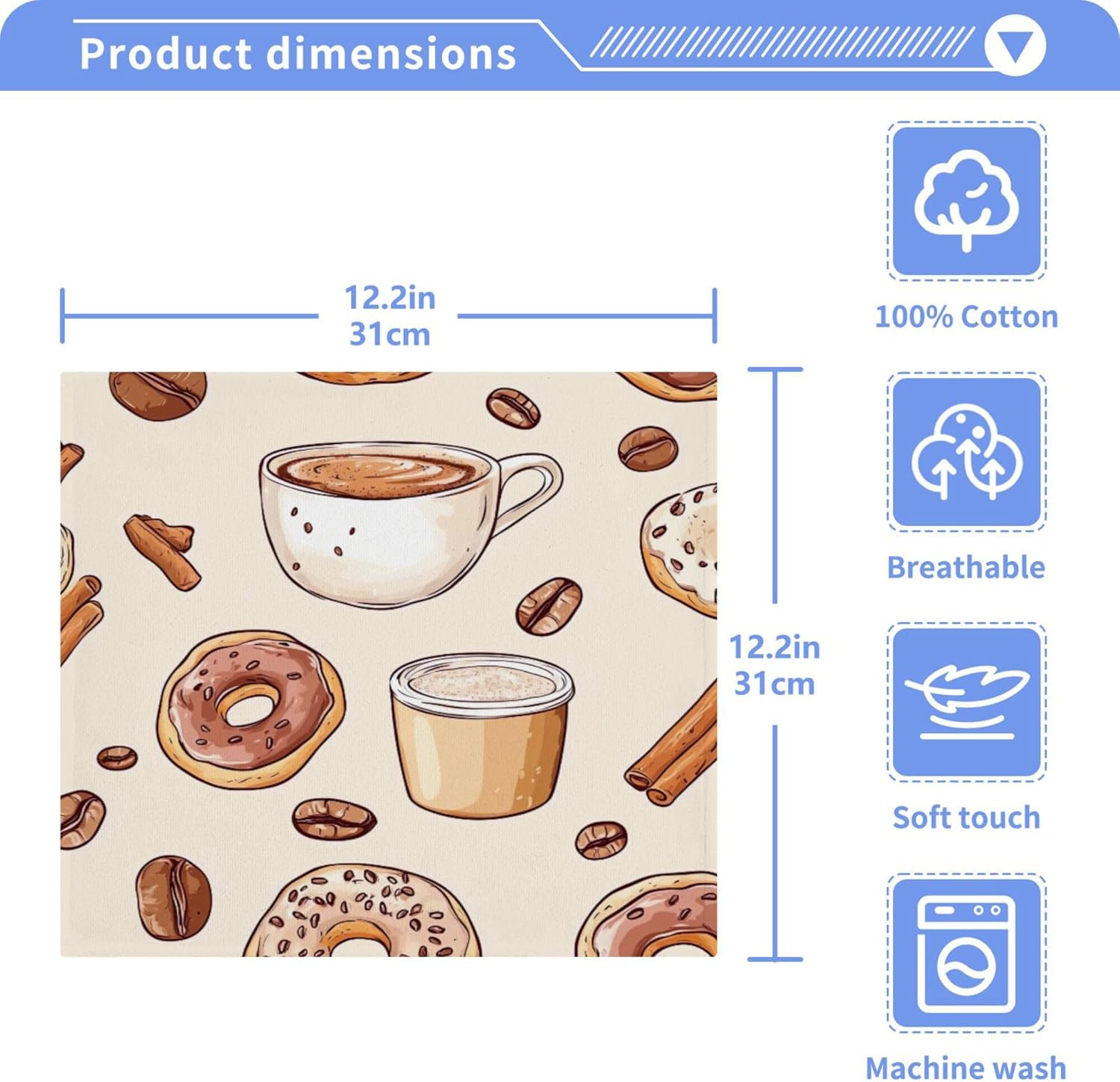 Style Thick Cotton Face Towels for Hygiene Comfort