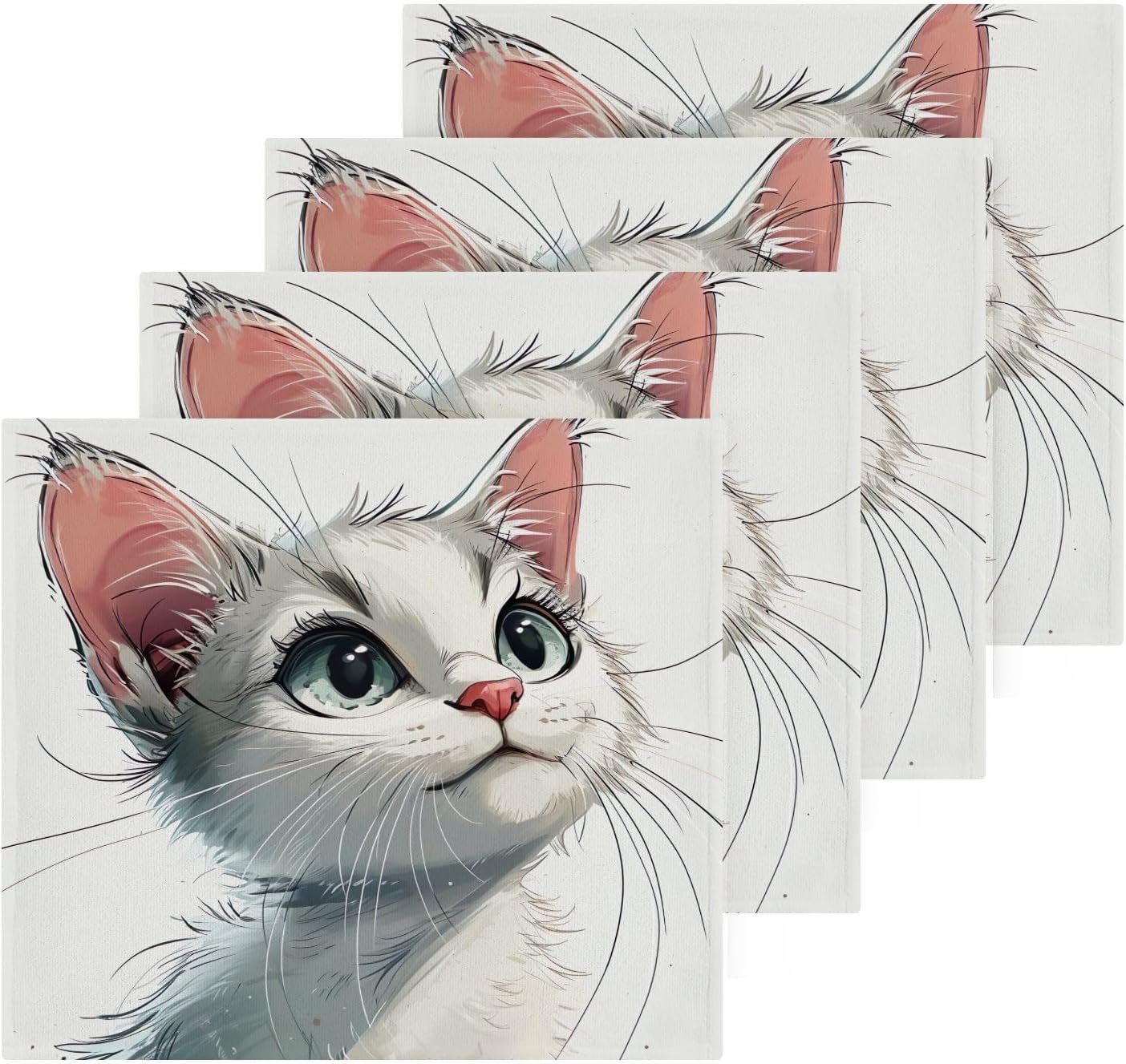 Say hello to our soft absorbent washcloths designed especially for felines