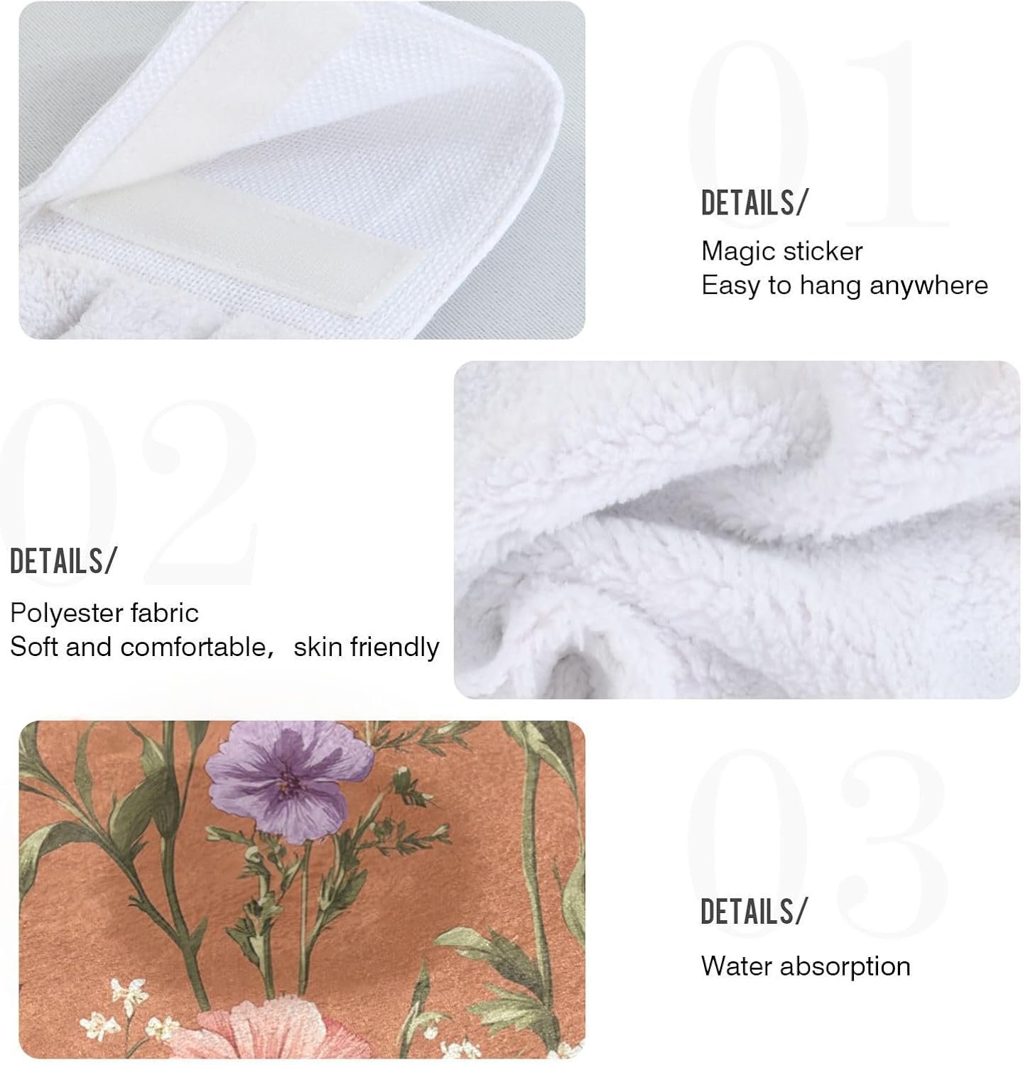 KLL Hand Towels for the Bathroom