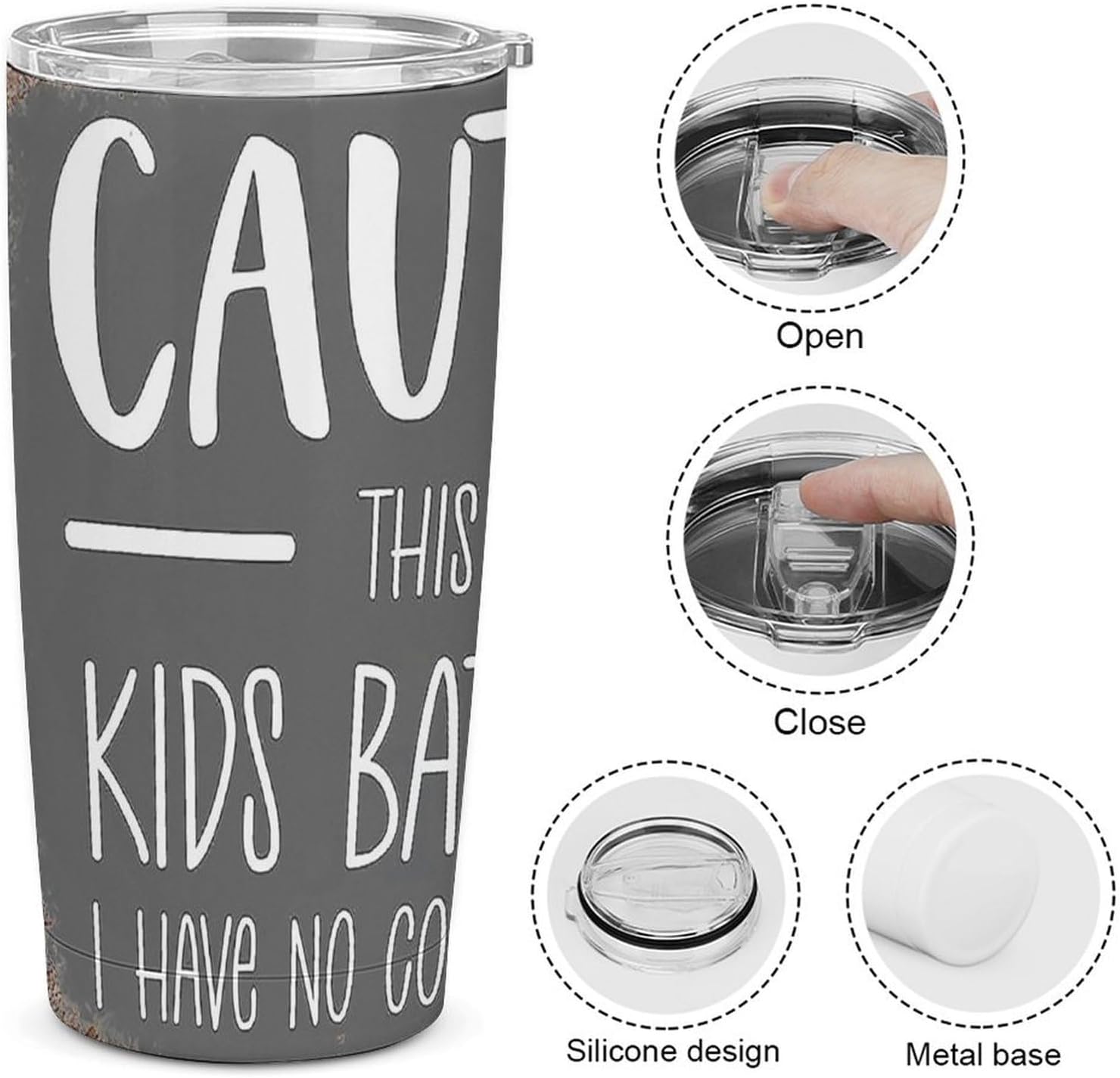Easter-Design Kids Stainless Steel Travel Coffee Tumbler
