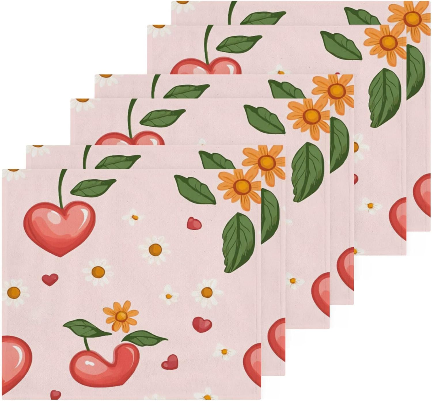 Xigua Cute Flower Washcloth Set - 2-12 X 12 Inch