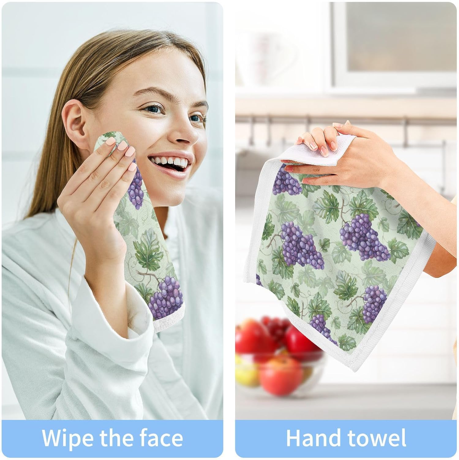 Highly Absorbent Cotton Washcloth Set