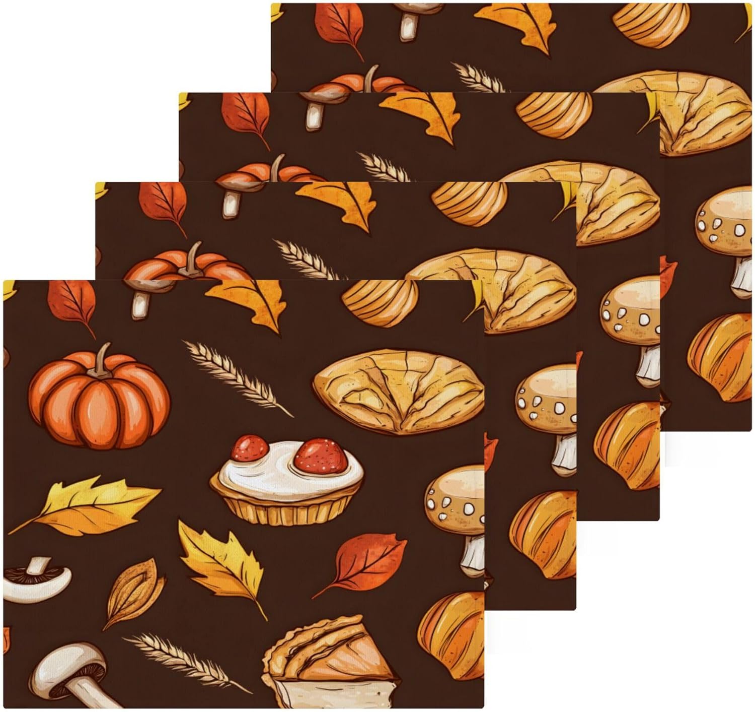 Xigua Autumn Elements Washcloth Set