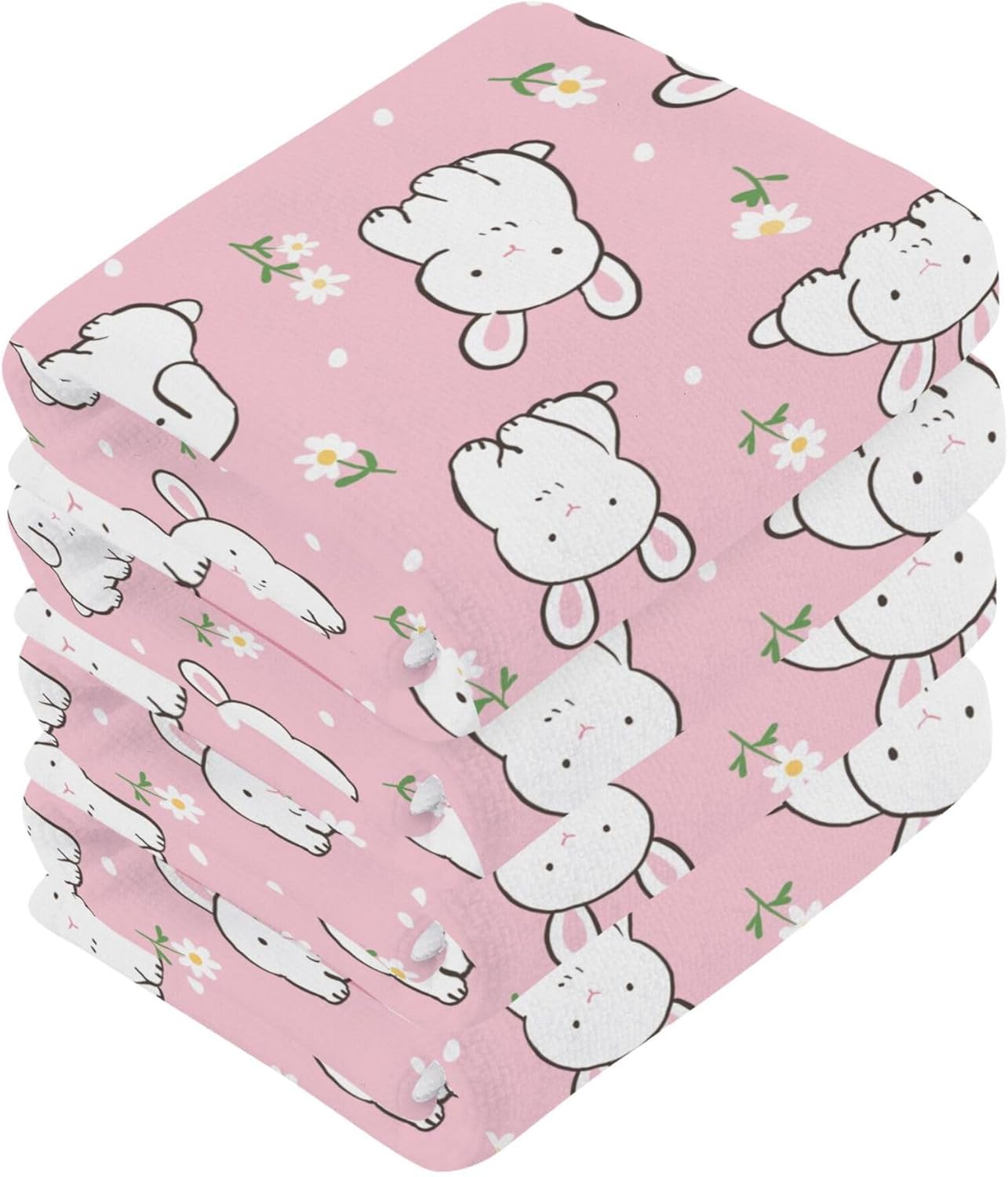Xigua Cute Rabbit Washcloth Set