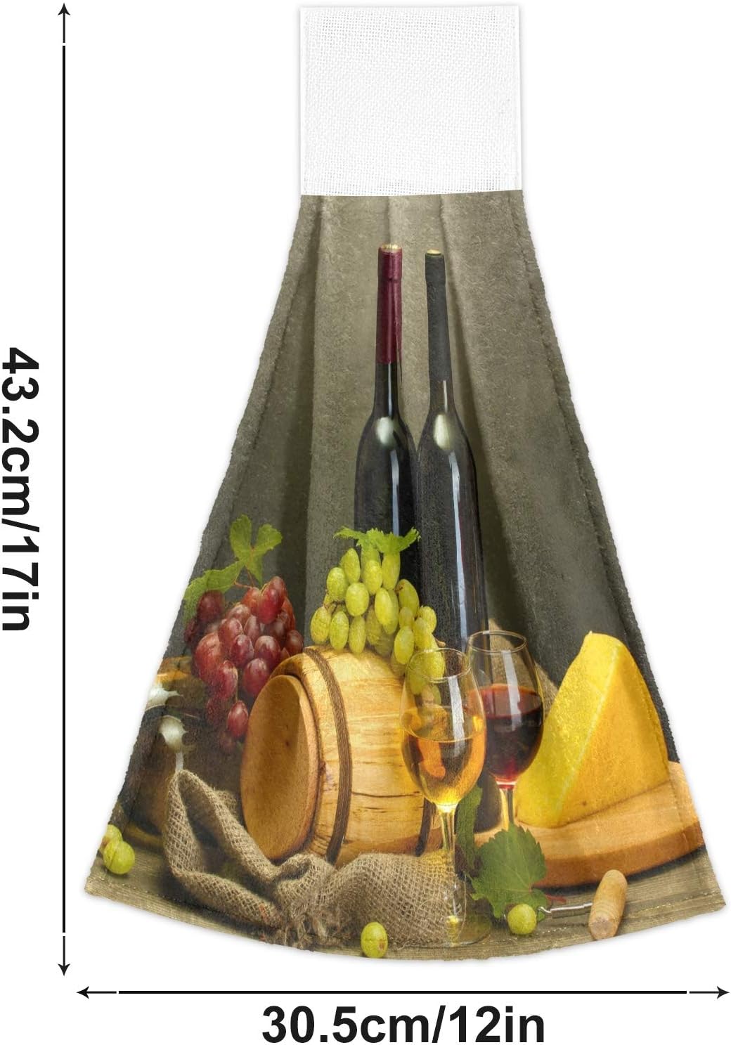Thermal Wine Glass Hanging Towels Set of 2