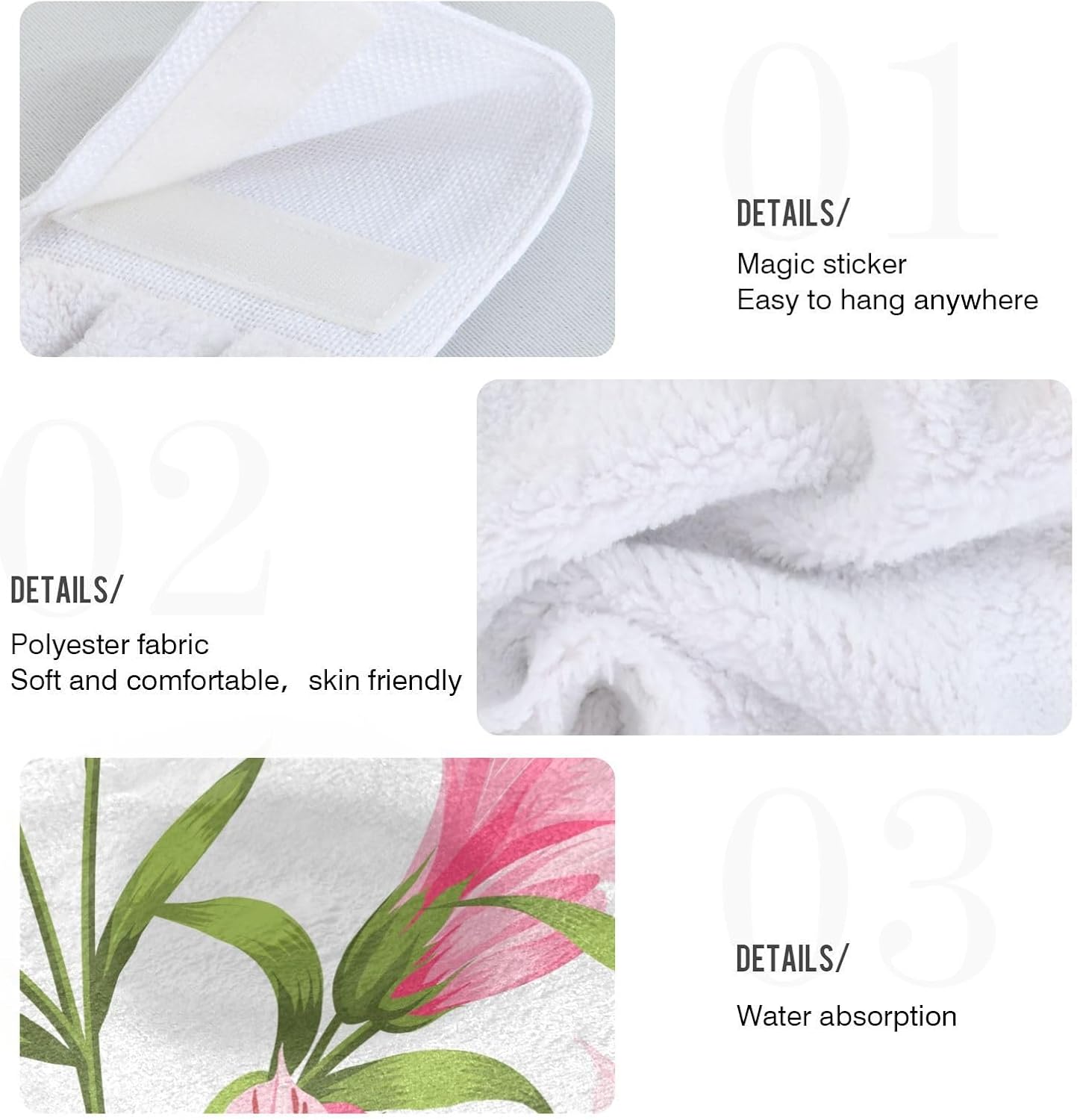 Stylish Hand Towels for Quick Drying