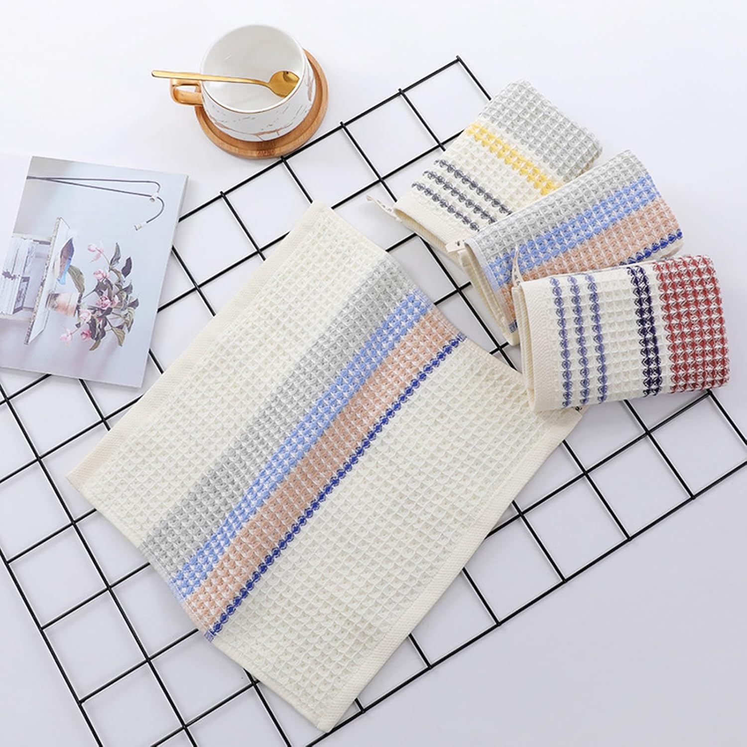 Soft Cotton Towel Gauze Weave Washcloth for Daily Use