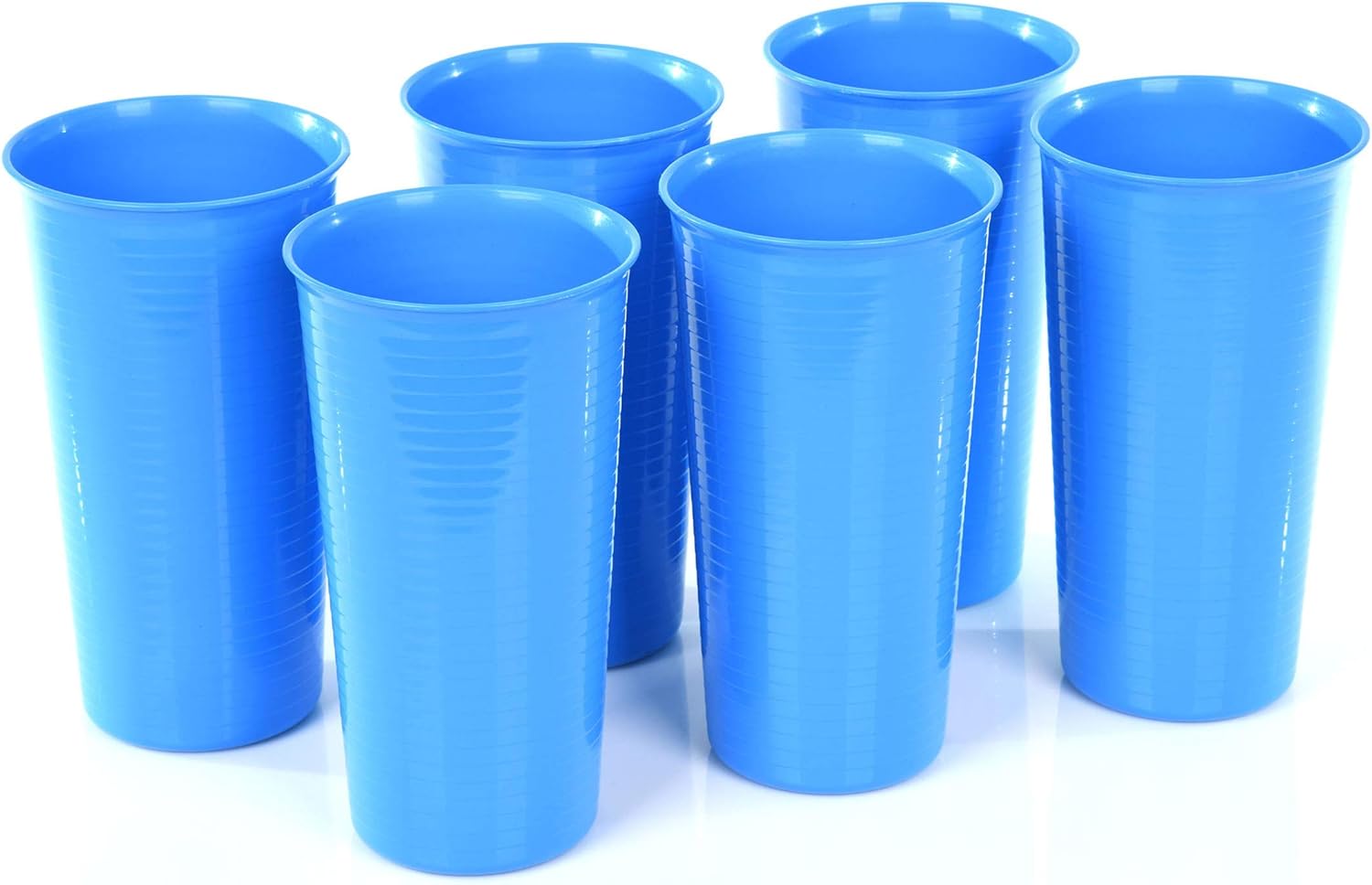 Contemporary Reusable Plastic Tumblers for Parties and Daily Use