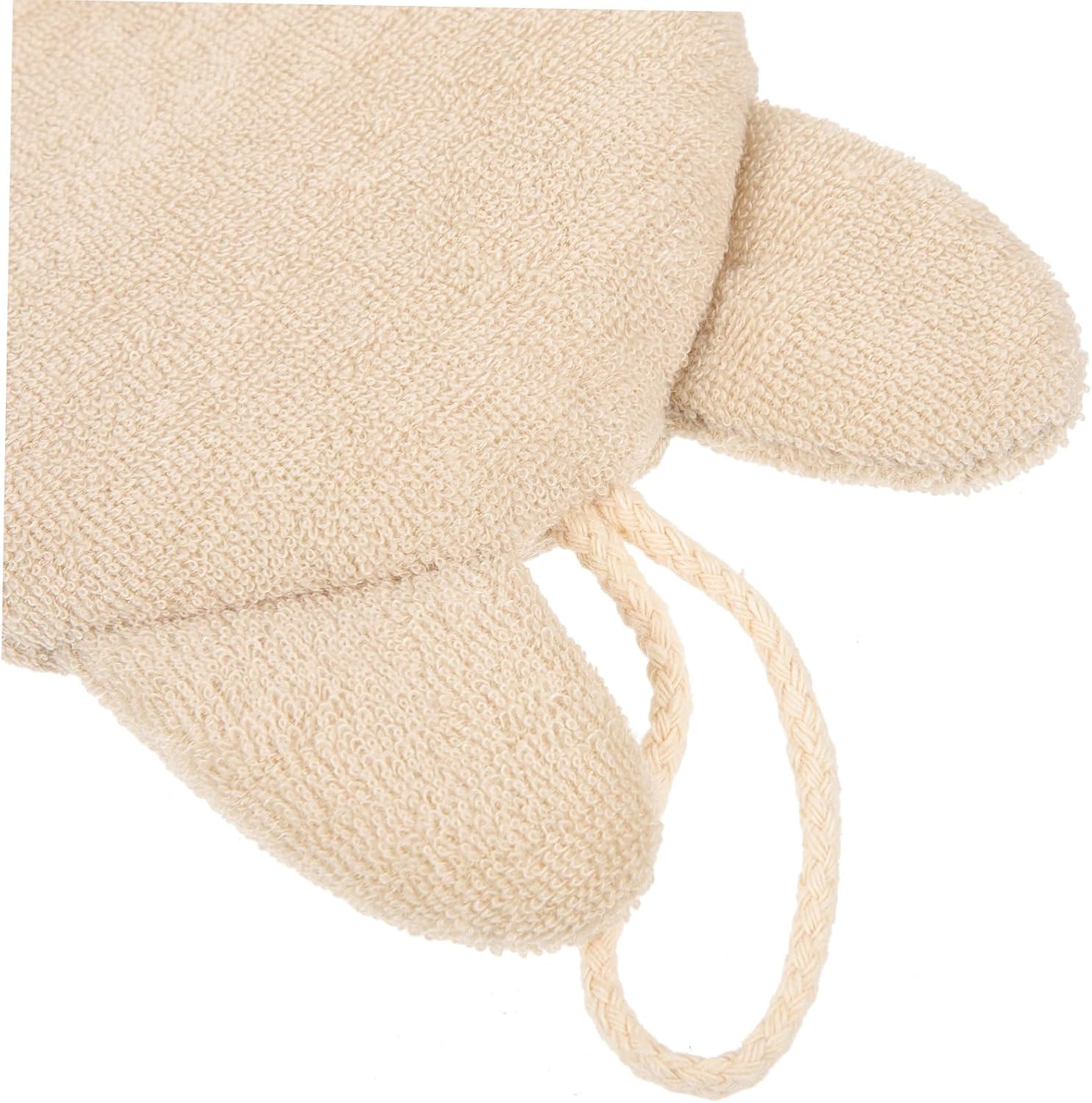 KALLORY Animal Bath Gloves 3pcs Soft Exfoliating Mitts