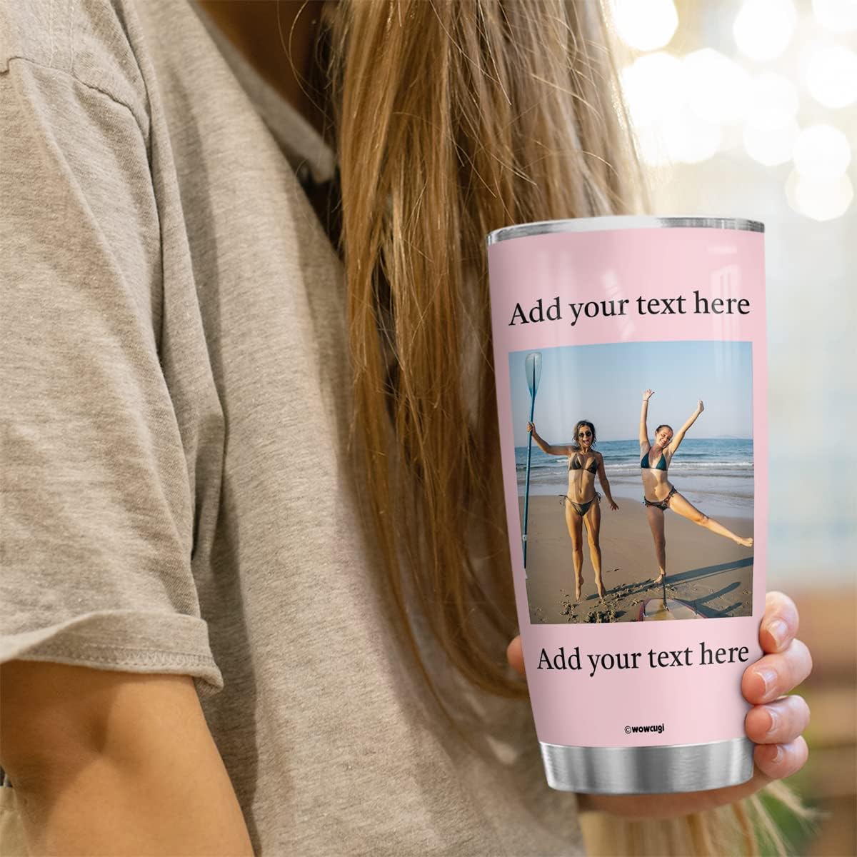 Personalized Picture Coffee Tumbler