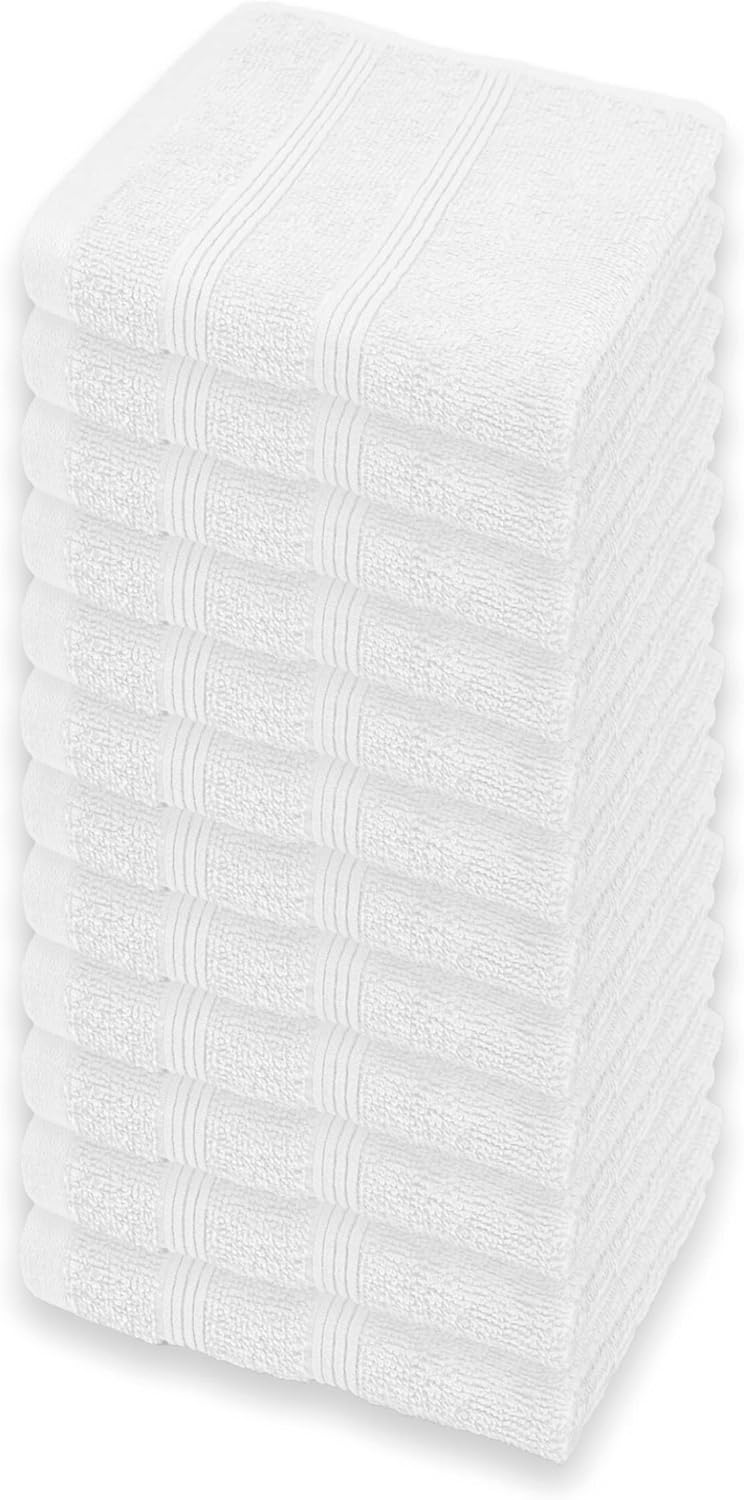 Kaufman Premium Washcloth Set of 12 13x13 Inches