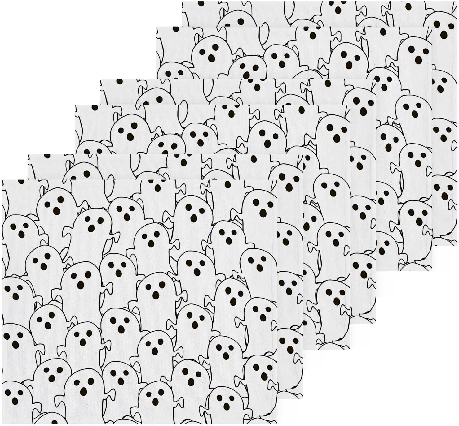 Halloween Ghost Washcloths 2 Pack