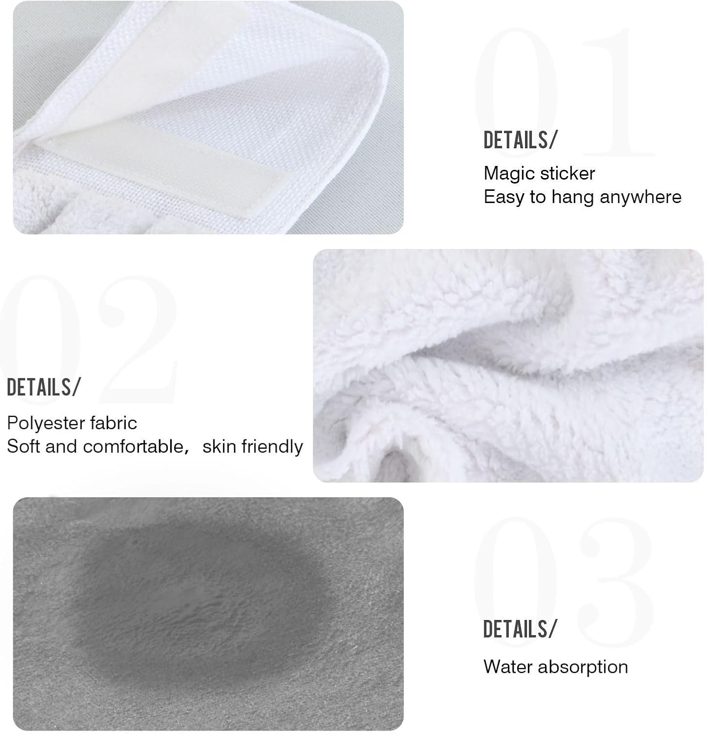 Vibrant Gray Towels for Quick Drying and Easy Storage